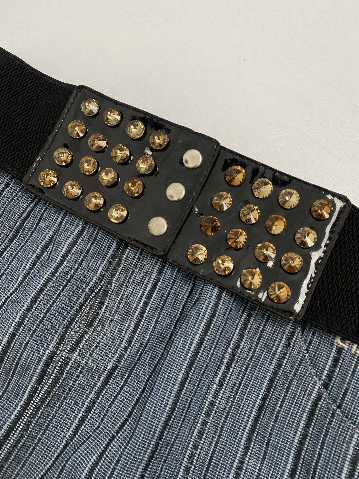 Japanese Brand Crystal stretch belt Size ONE SIZE - 3 Thumbnail