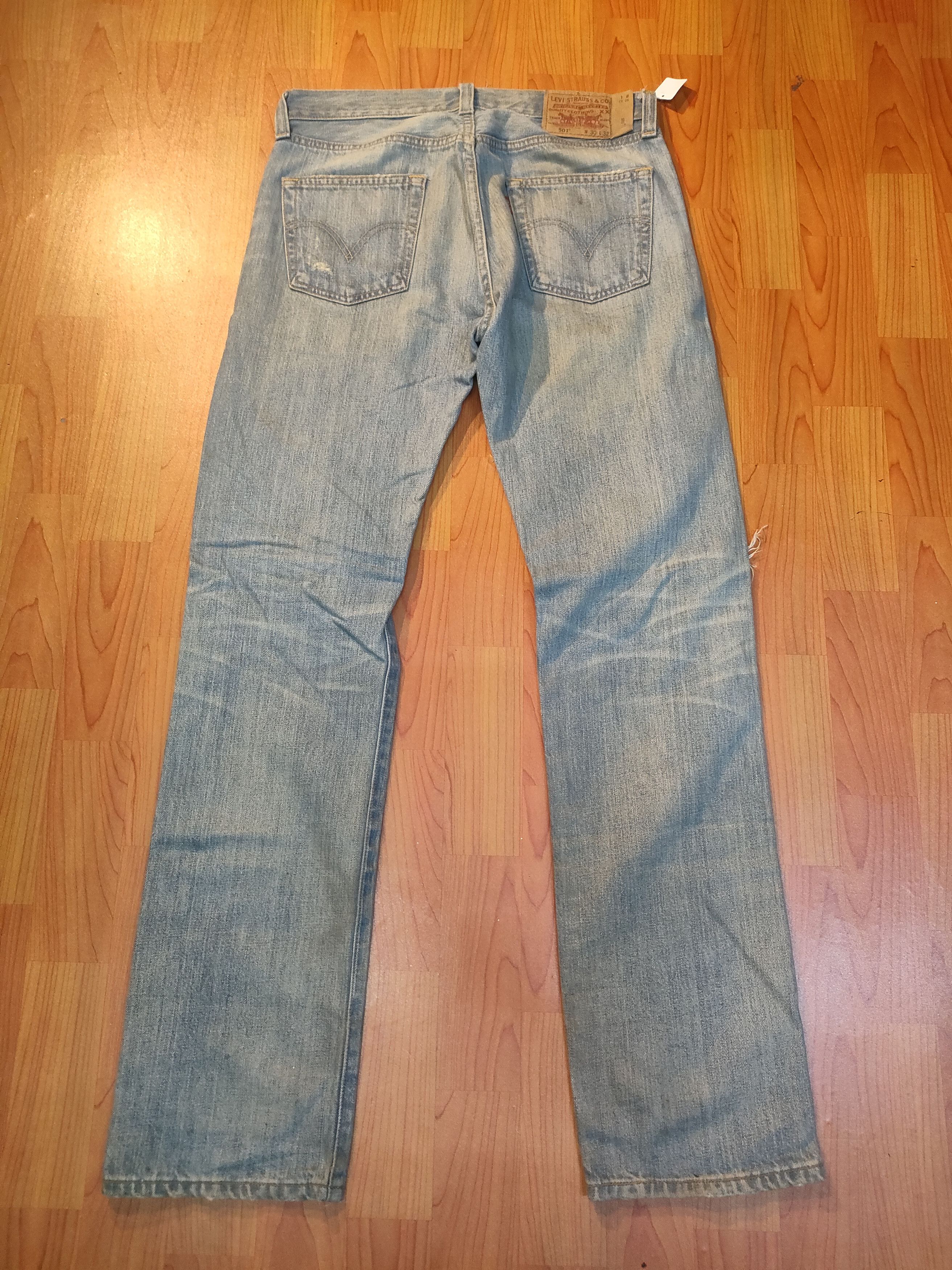 Levi's Distressed Levi's 501 Jeans Size US 30 / EU 46 - 4 Thumbnail