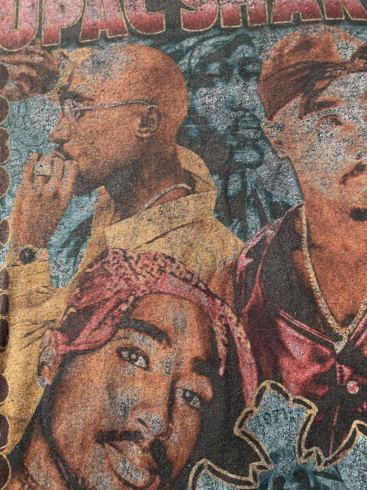 Band Tees × Vintage TUPAC DEAR MAMA Size US XL / EU 56 / 4 - 2 Thumbnail
