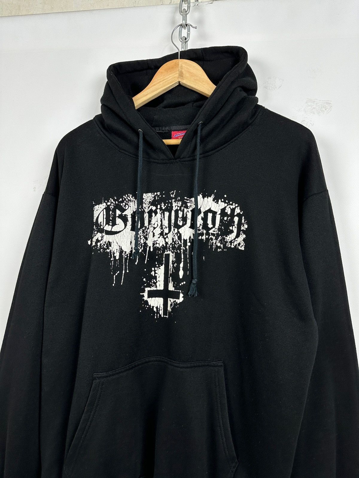 Band Tees Vintage Gorgoroth Antichrist Very Rare Black Metal Hoodie Size US XL / EU 56 / 4 - 3 Thumbnail