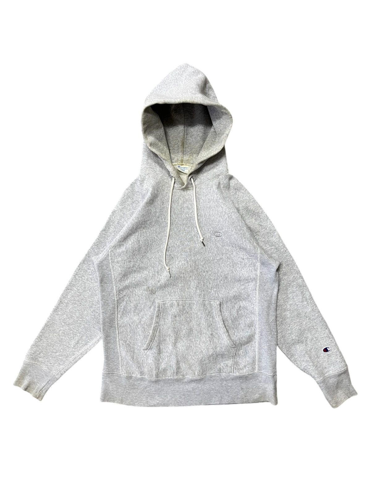 Champion × Vintage Vintage 1990’s Champion Reverse Weave Blank Hoodie Size US M / EU 48-50 / 2 - 1 Thumbnail