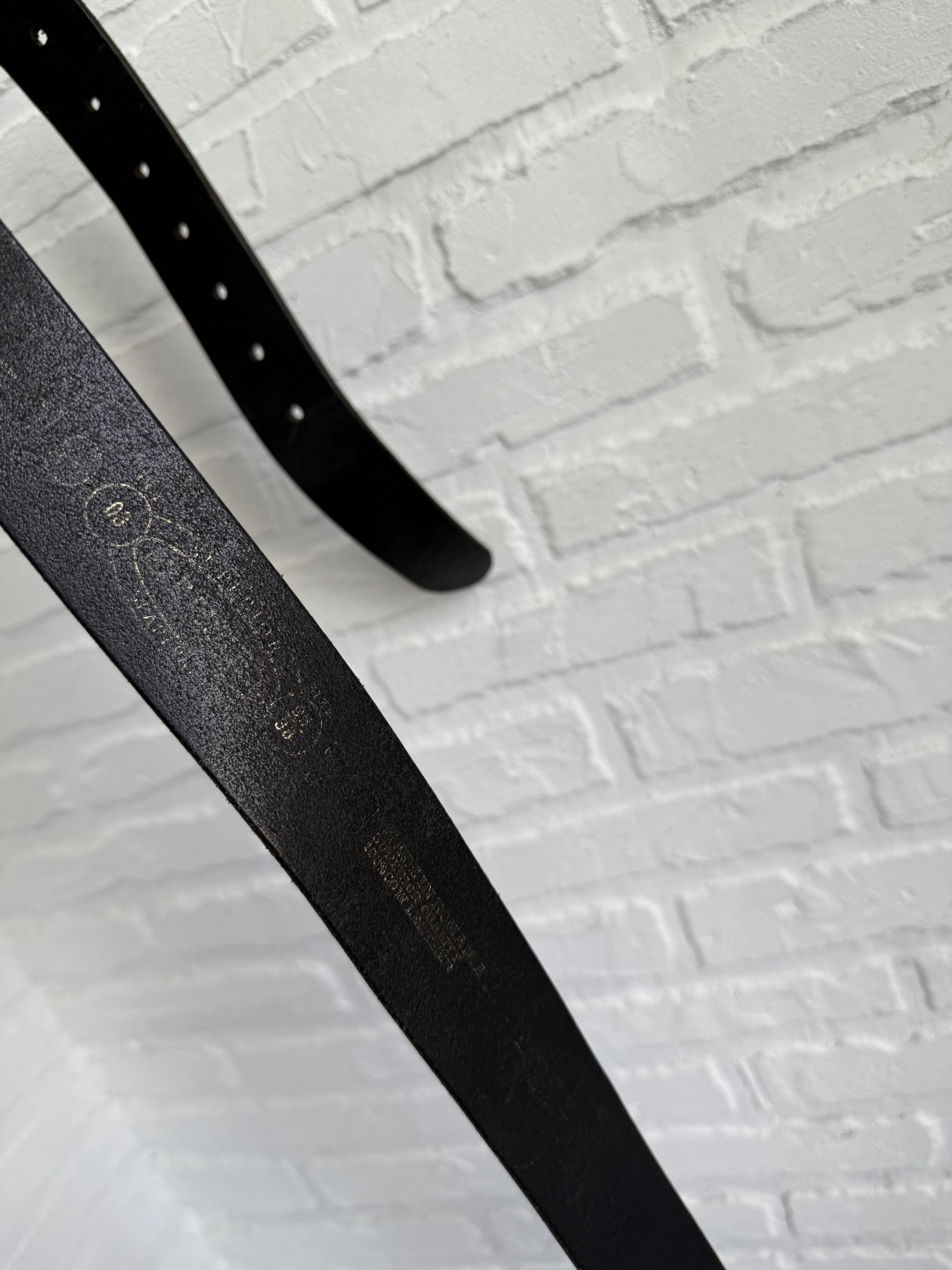 Diesel Vintage Diesel logo avantgarde leather belt Size ONE SIZE - 7 Thumbnail