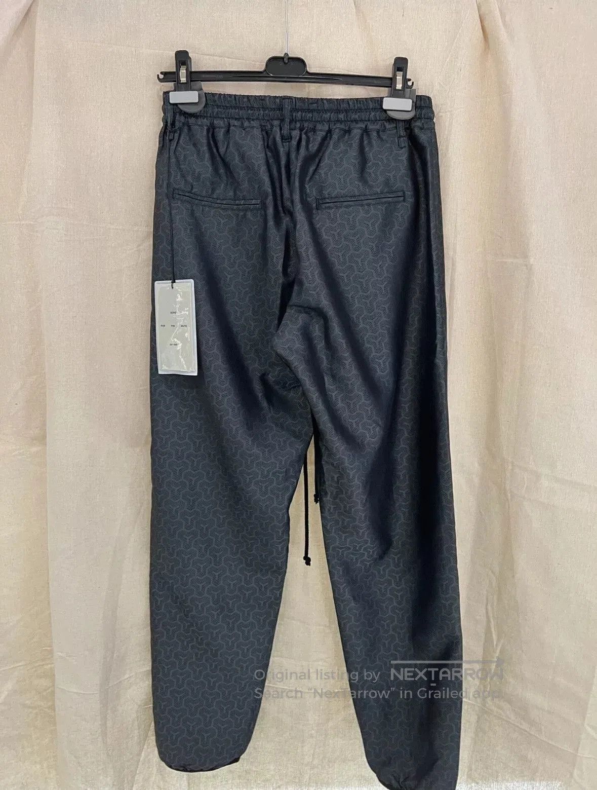 Song For The Mute SFTM 23.1 Black Embroidered Casual Pants. Size US 30 / EU 46 - 2 Thumbnail