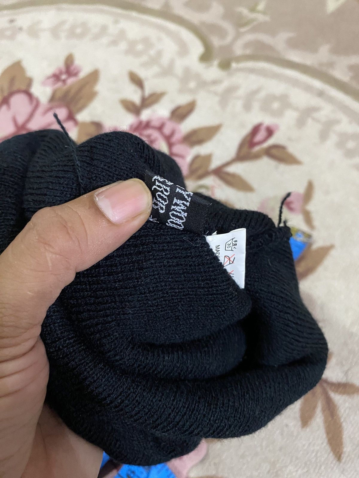 Japanese Brand Japanase brand hollywood mirror beanie cross logo Size ONE SIZE - 8 Thumbnail
