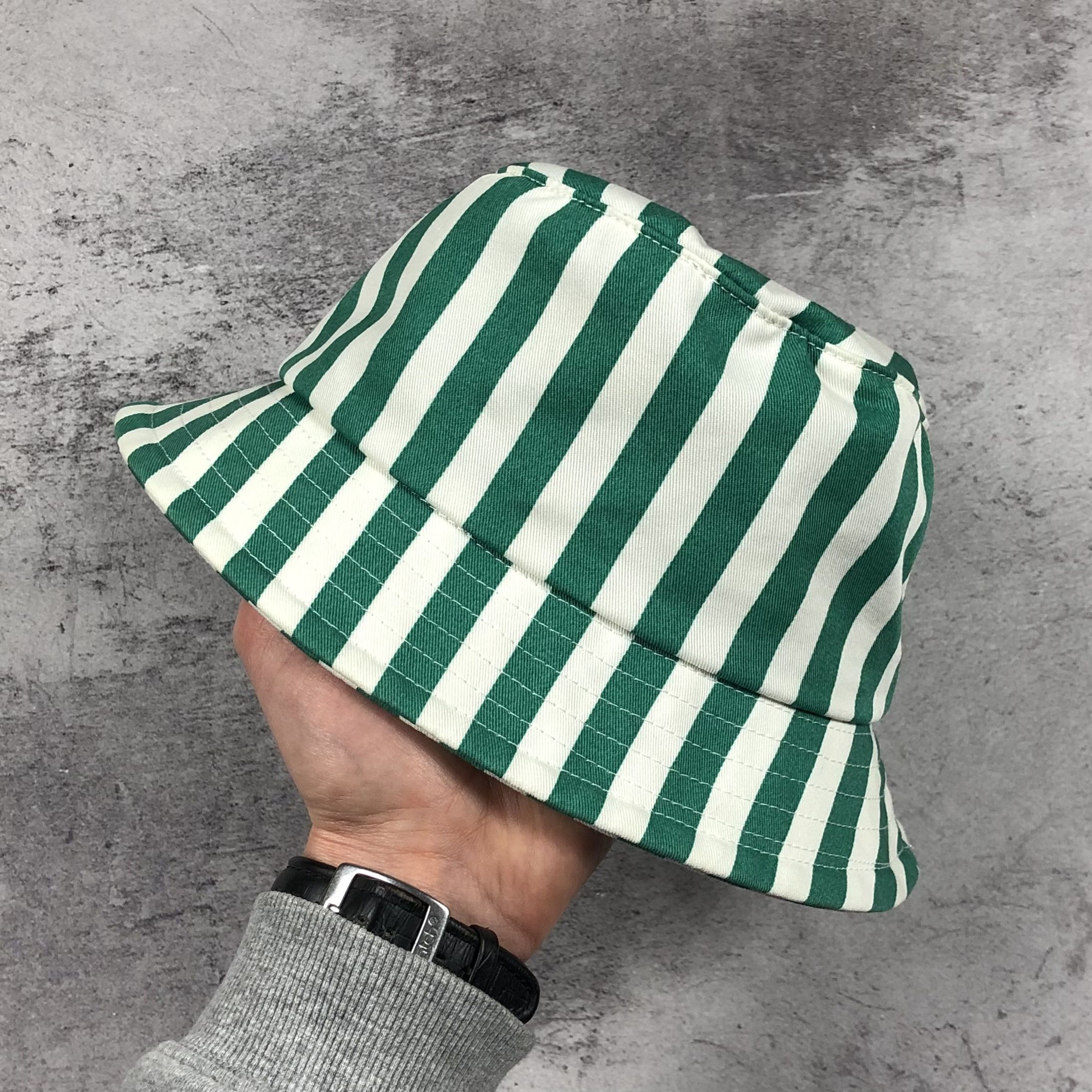 Marimekko Marimekko Kioski Tasaraita Bucket Hat Unikko Striped Floral Size ONE SIZE - 4 Thumbnail