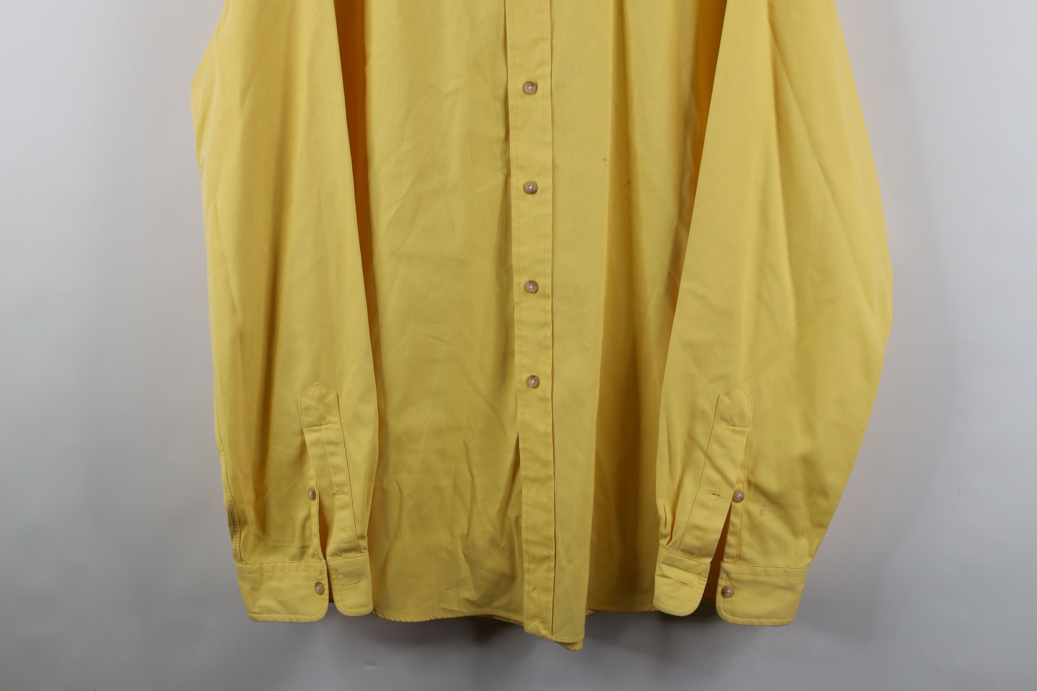 Polo Ralph Lauren Vintage 90s Ralph Lauren Fit Heavyweight Button Shirt Size US XXL / EU 58 / 5 - 3 Thumbnail