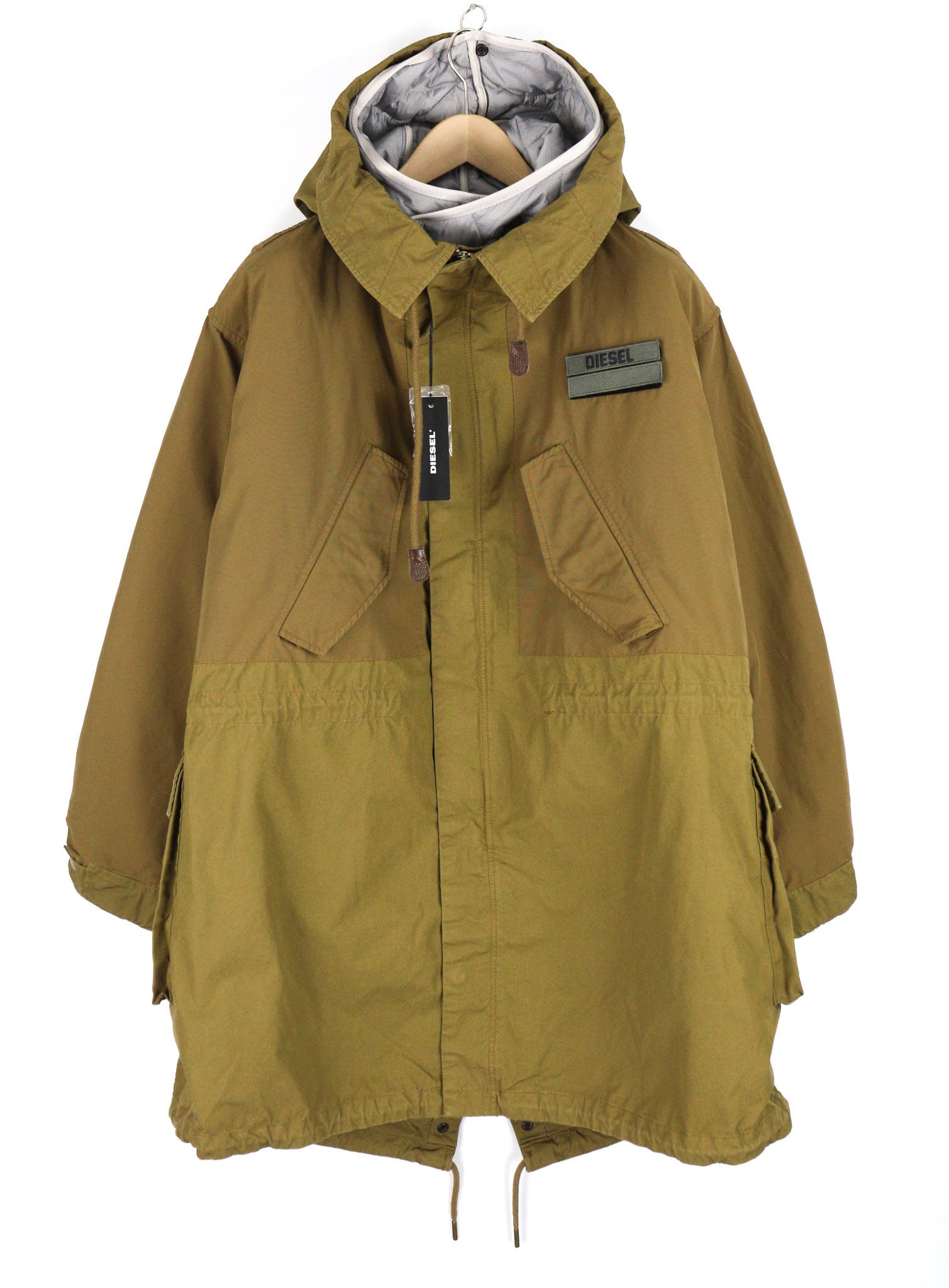 W-MILES XL Parka Removable Lining Hooded Jacket 40042