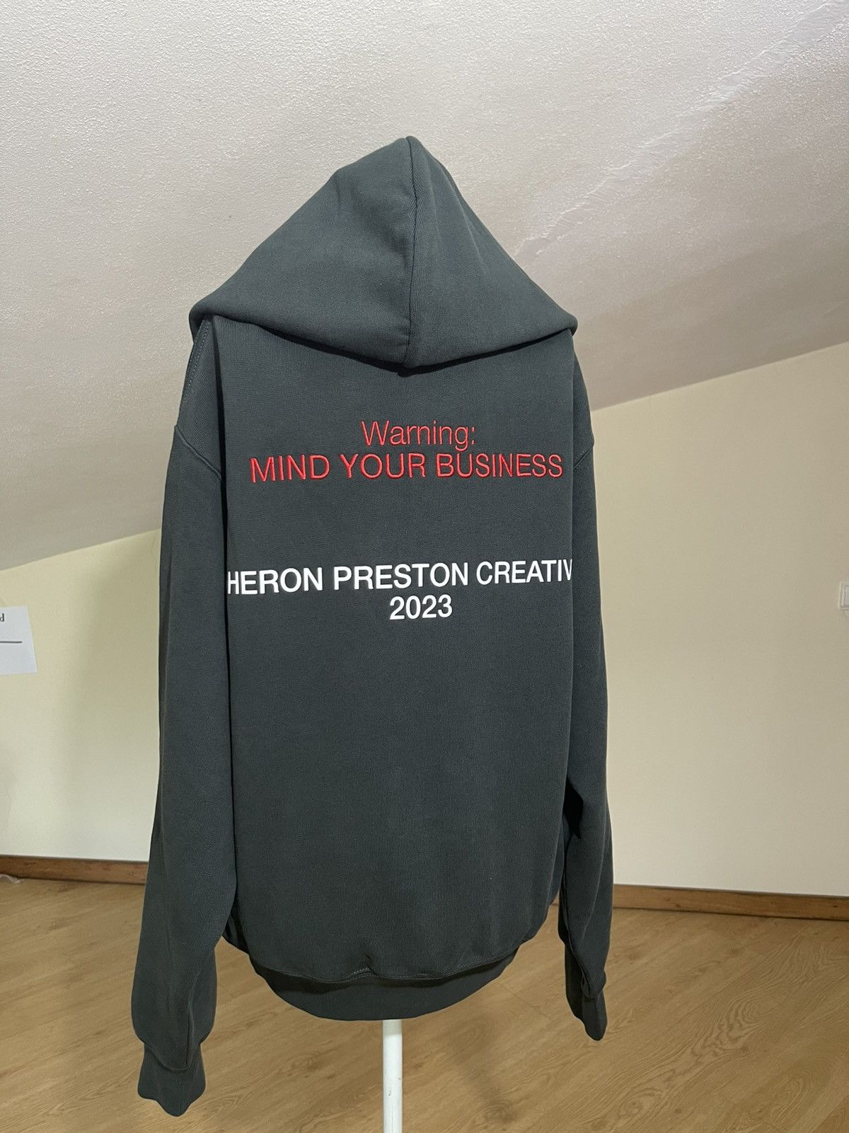 Heron Preston Heron Preston Security Logo Hoodie –Black –FW23 - New-Size S Size US S / EU 44-46 / 1 - 1 Thumbnail