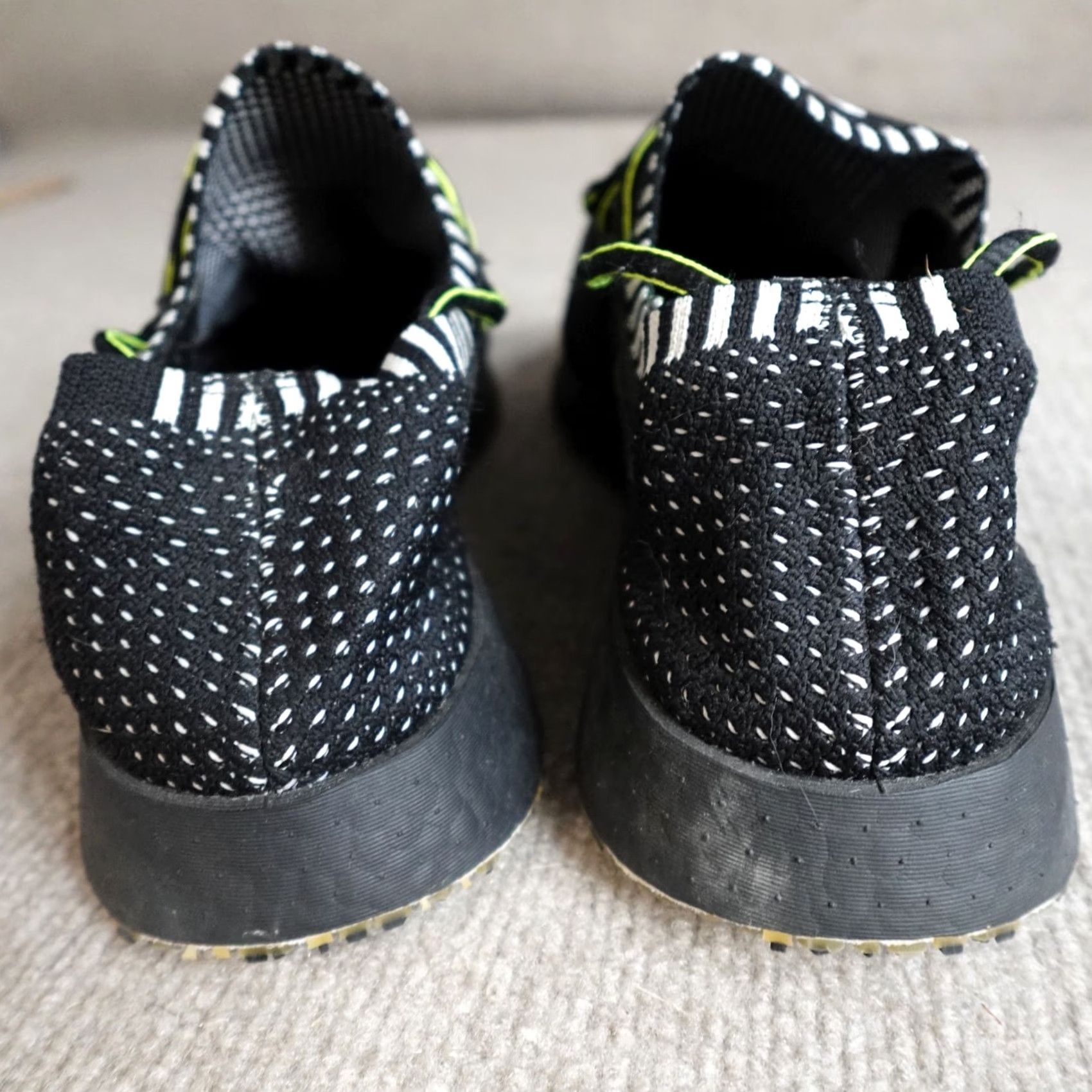 Adidas Adidas Y-3 Mens Sneakers 11 Black Raito Racer Casual Leather Rubber Comfort Size US 11 / EU 44 - 7 Thumbnail