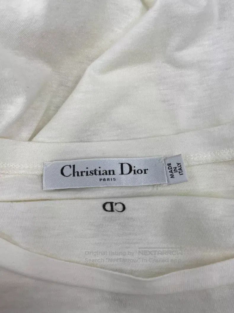 Dior Dior Cotton letter print T-shirt short sleeve Size XS / US 0-2 / IT 36-38 - 4 Thumbnail