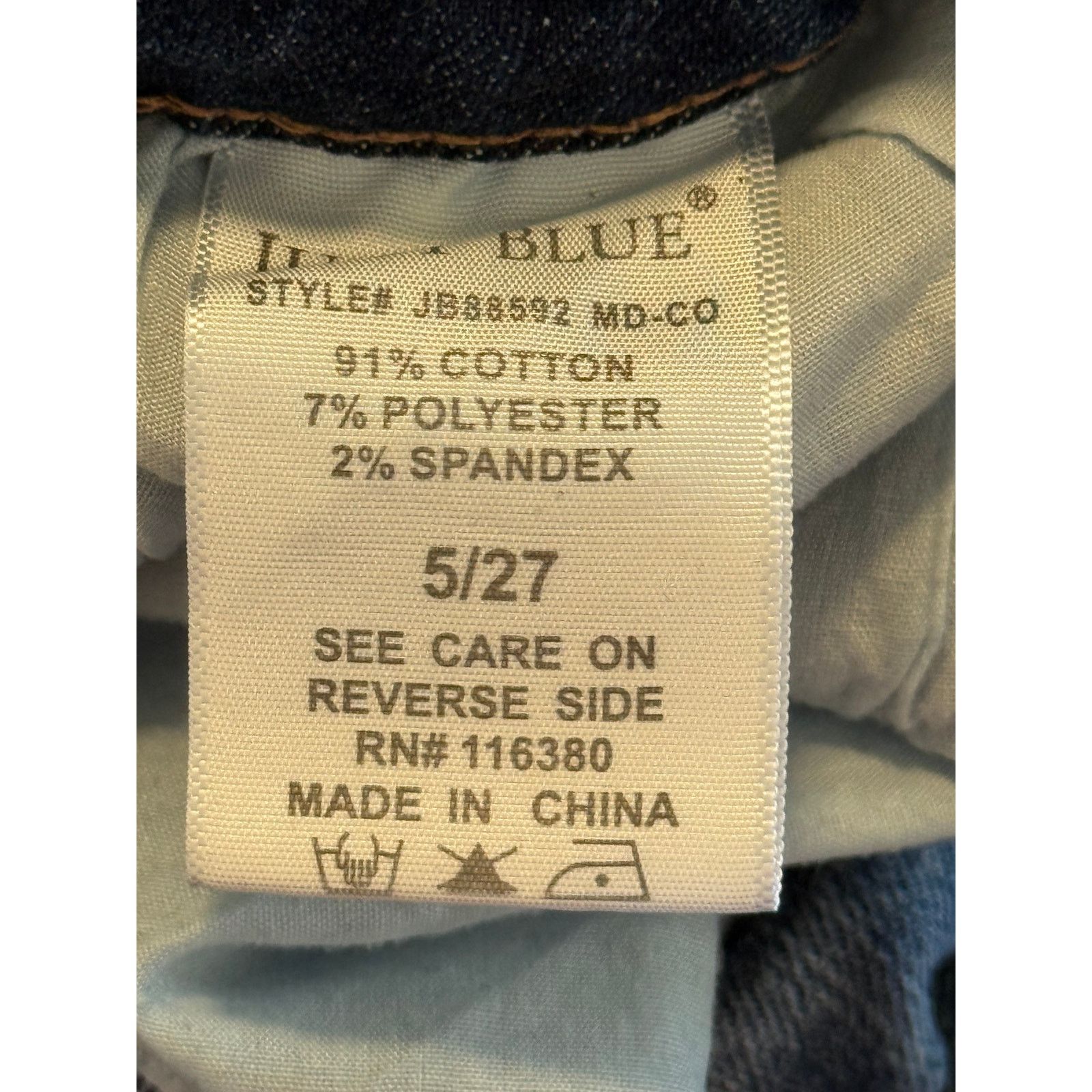Judy Blue Judy Blue Jeans Women 25 Blue Wide Leg Crop Denim JB88592 Size 25" / US 0 / IT 36 - 9 Thumbnail