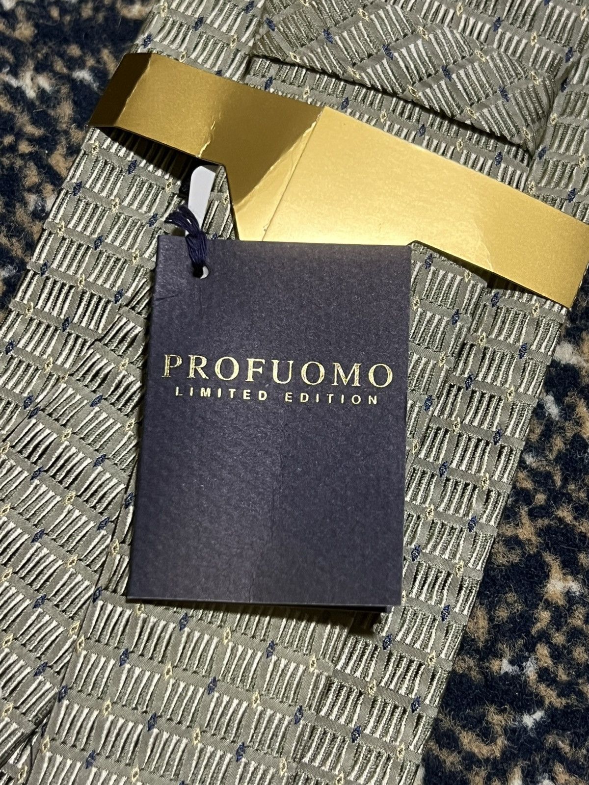 Other Profuomo limited edition tie 100% Silk Tie fashion new Size 40 - 2 Thumbnail