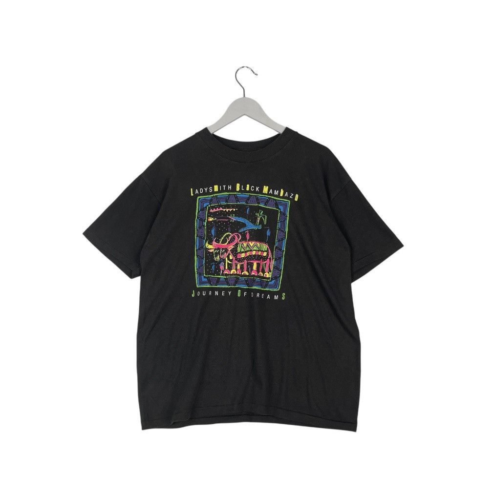 Designer × Vintage vintage T-shirt Ladys mith Black Mamdazo journey of dreams- Size US M / EU 48-50 / 2 - 1 Thumbnail