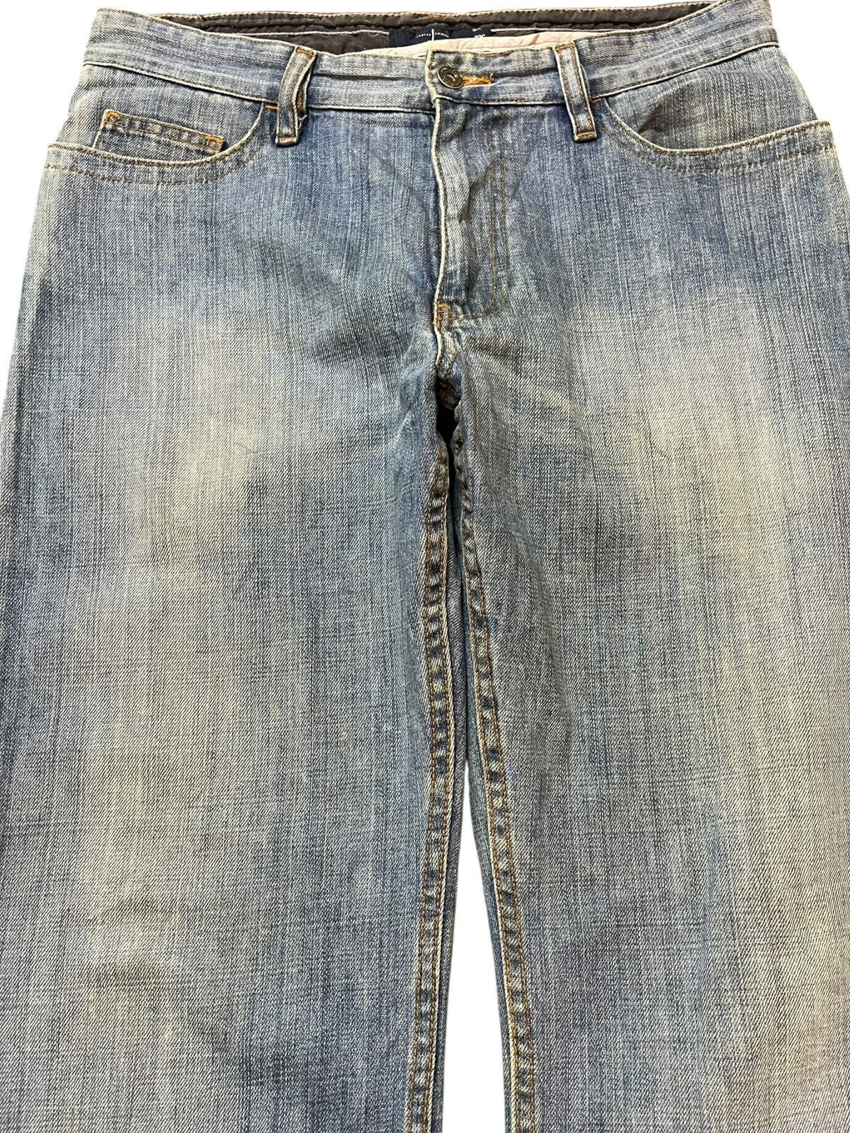 Jasper Conran Vintage Jasper conran Baggy Faded Denim Size US 31 - 2 Thumbnail