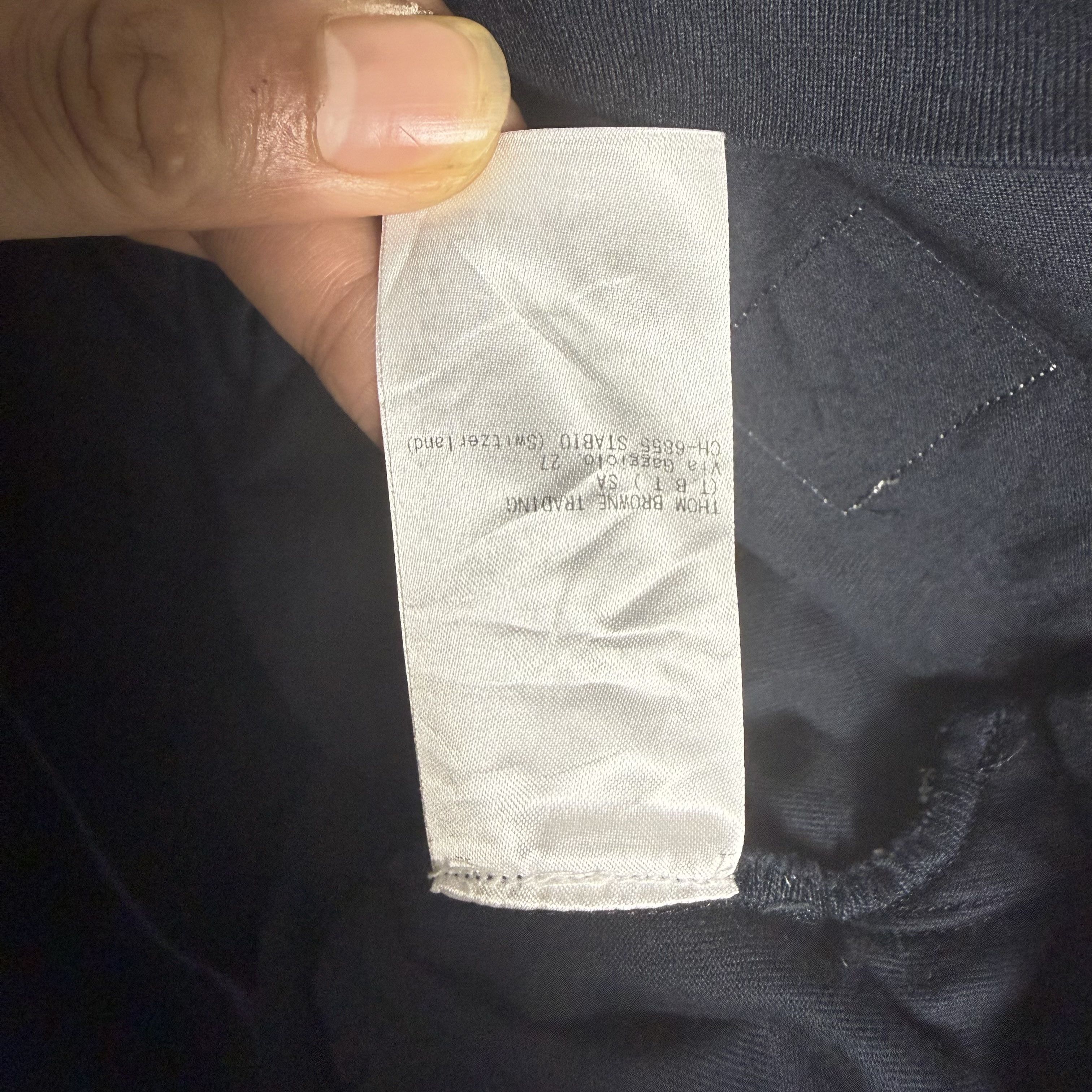 Thom Browne Thom Browne Navy Tshirt Size US M / EU 48-50 / 2 - 8 Thumbnail