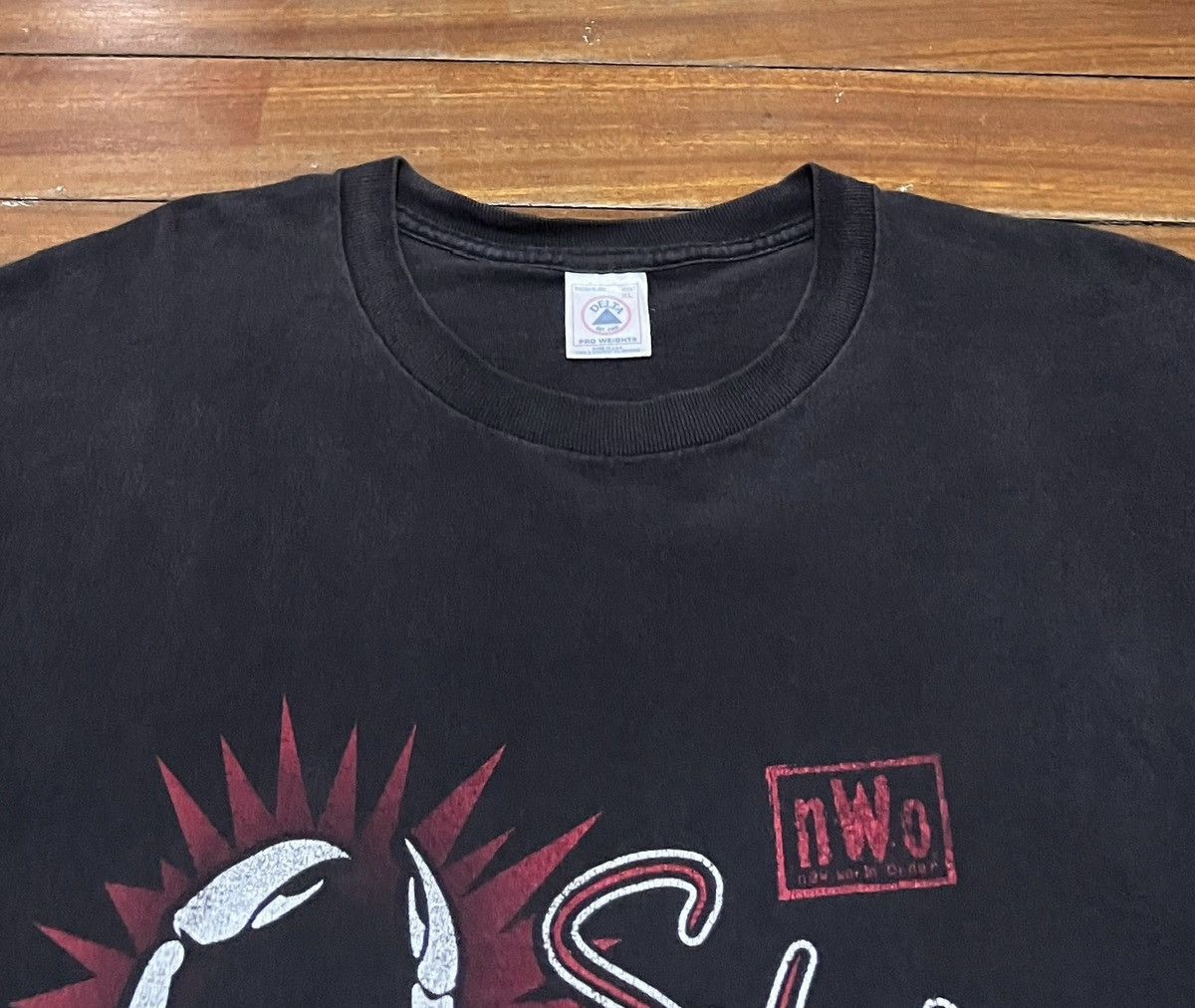 Vintage Very Rare Design Vintage WCW Wrestling Sting T-shirt 1998s Size US XL / EU 56 / 4 - 3 Thumbnail