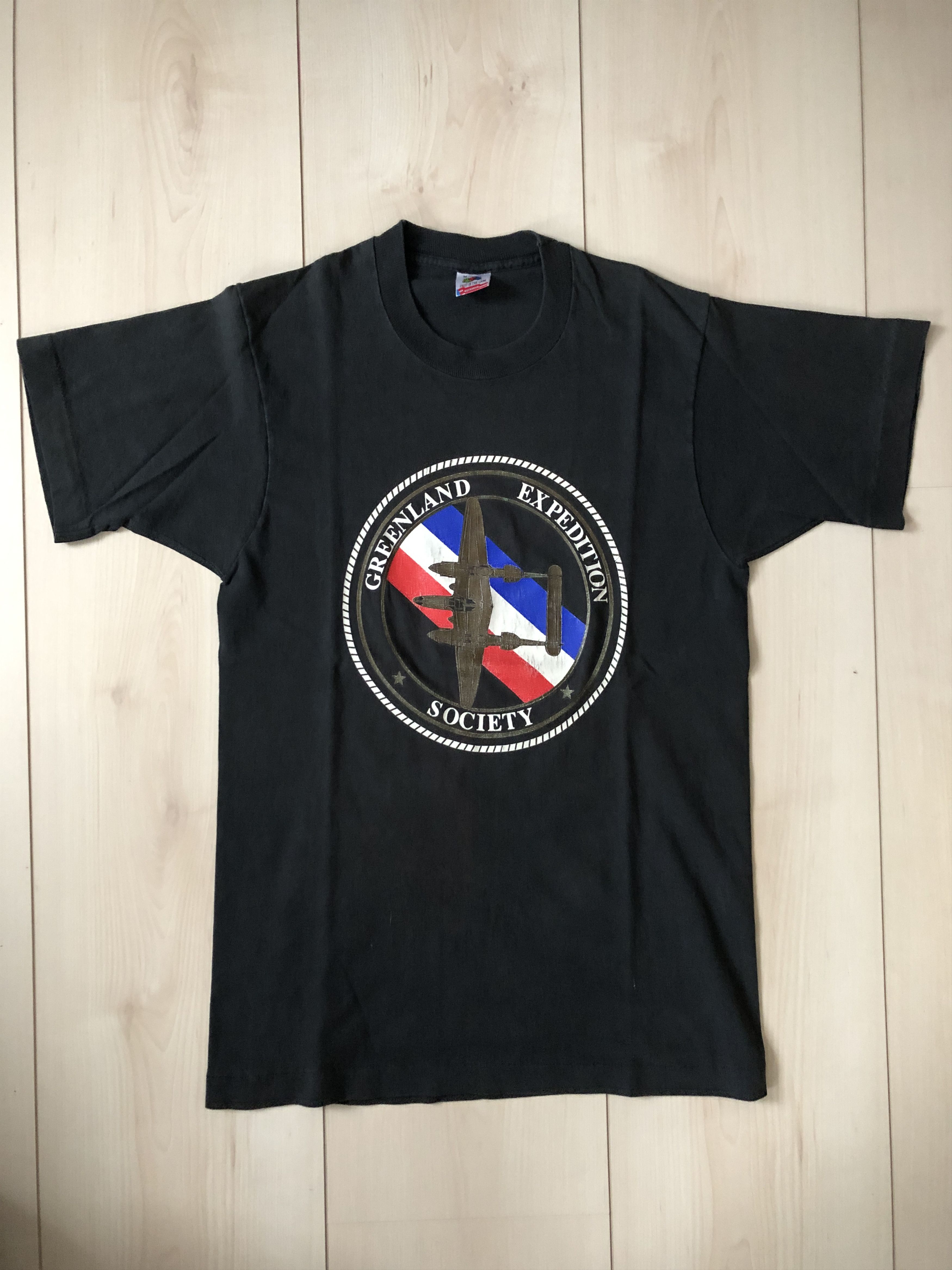 Fruit Of The Loom Vintage 80s French Military T-Shirt Size US M / EU 48-50 / 2 - 1 Thumbnail