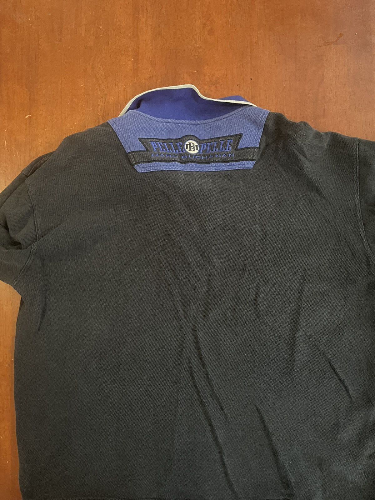 Pelle Pelle 90s Marc Buchanan Pelle Pelle 1/4 Zip Polo Shirt - Size 2XL Size US XXL / EU 58 / 5 - 2 Thumbnail