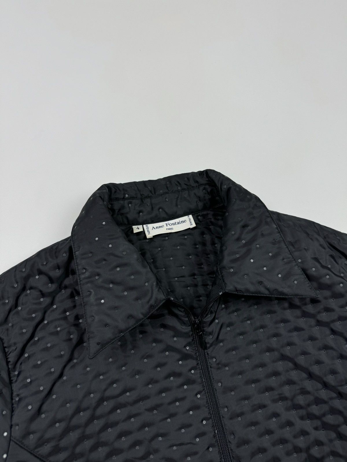 Other Anne Fontaine Paris Black Zip Up Jacket Size L / US 10 / IT 46 - 10 Thumbnail