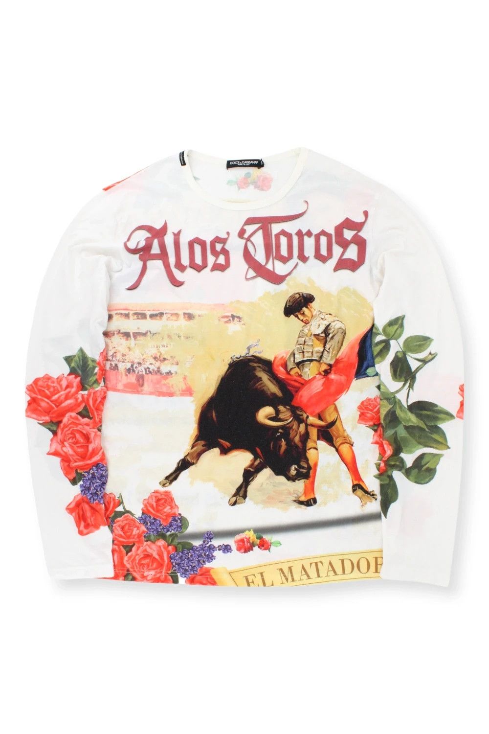 Dolce & Gabbana Dolce & Gabbana “A los Toros” Matador Print Longsleeve Size US L / EU 52-54 / 3 - 1 Thumbnail