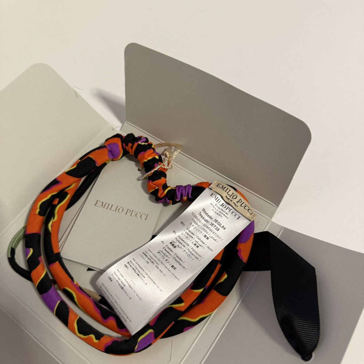 Emilio Pucci Emilio Pucci Multicoloured Headband Size ONE SIZE - 1 Thumbnail