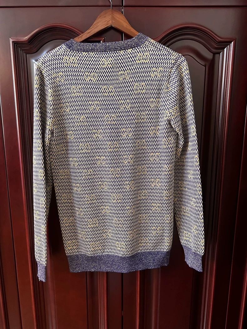 Gucci Gucci Jacquard pattern button wool knitted cardigan sweater Size US XS / EU 42 / 0 - 5 Thumbnail