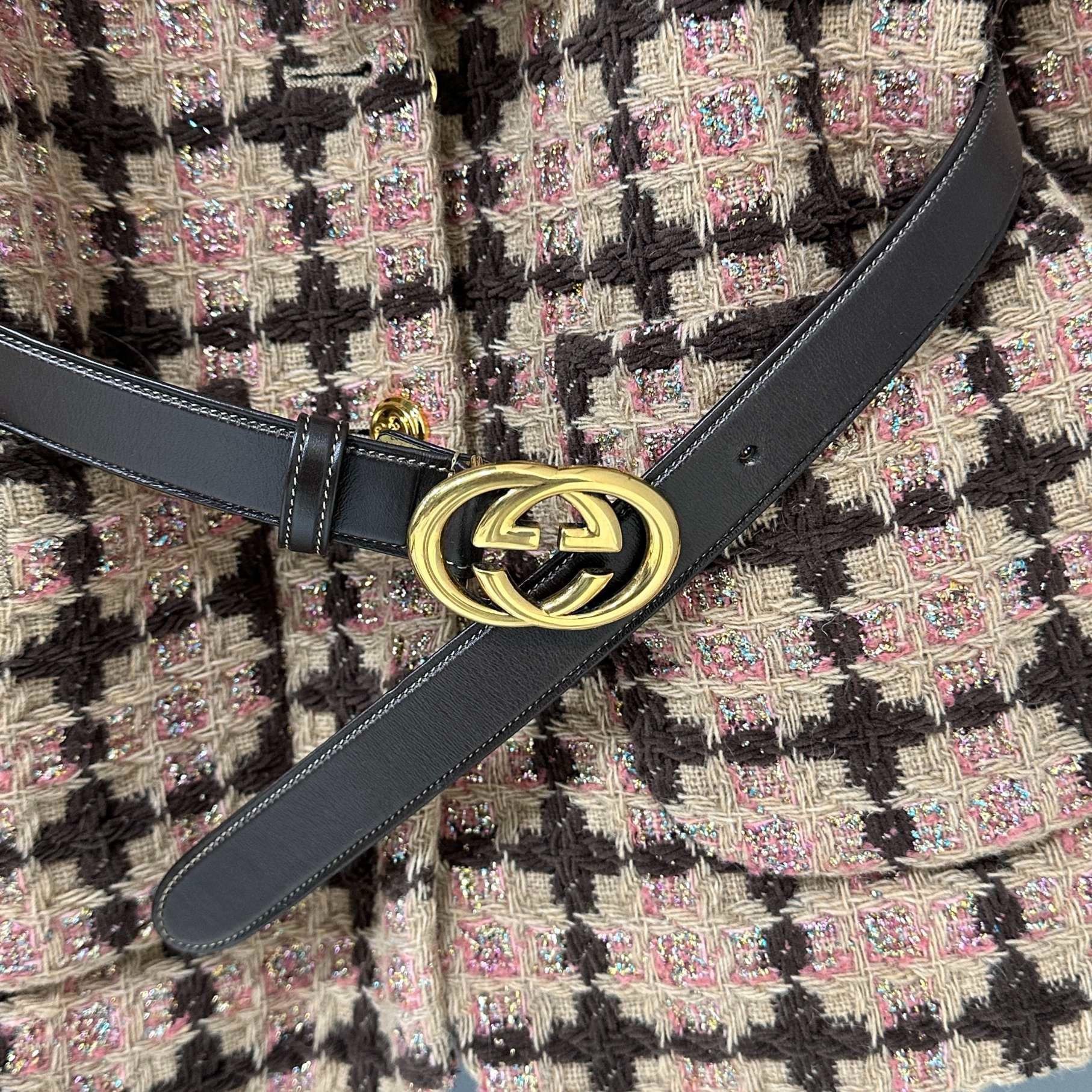 Gucci Gucci plaid floral woven belt small fragrance jacket size36 Size US M / EU 48-50 / 2 - 8 Thumbnail