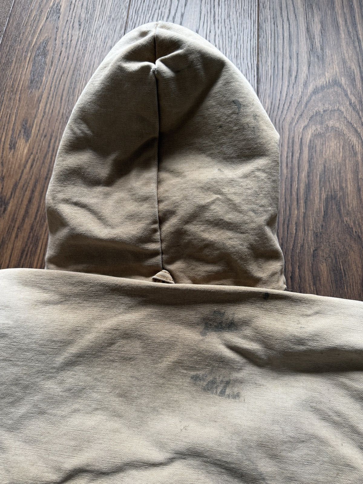 Carhartt Vintage Carhartt Canvas Hooded Work Jacket J04 Brown Size US XXL / EU 58 / 5 - 7 Thumbnail