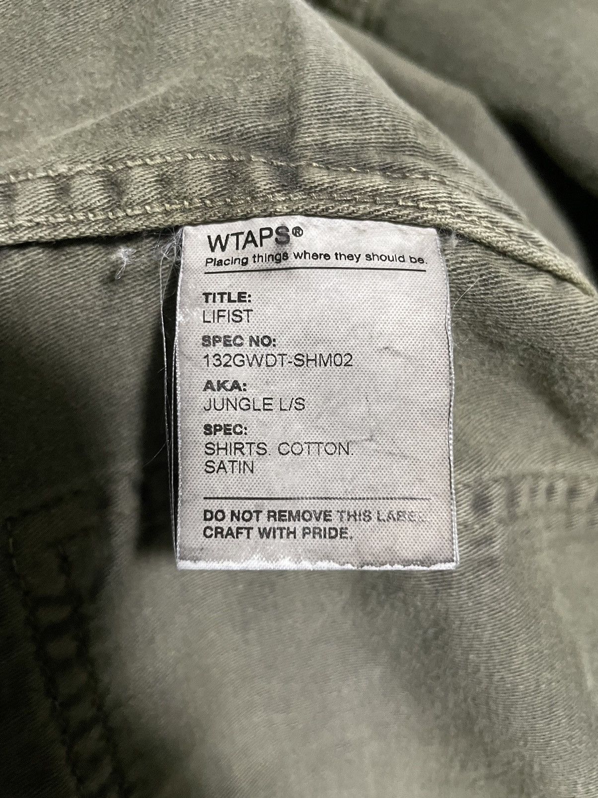 Wtaps Wtaps x Jungle L/s Jacket x RARE‼️ Size US M / EU 48-50 / 2 - 10 Thumbnail