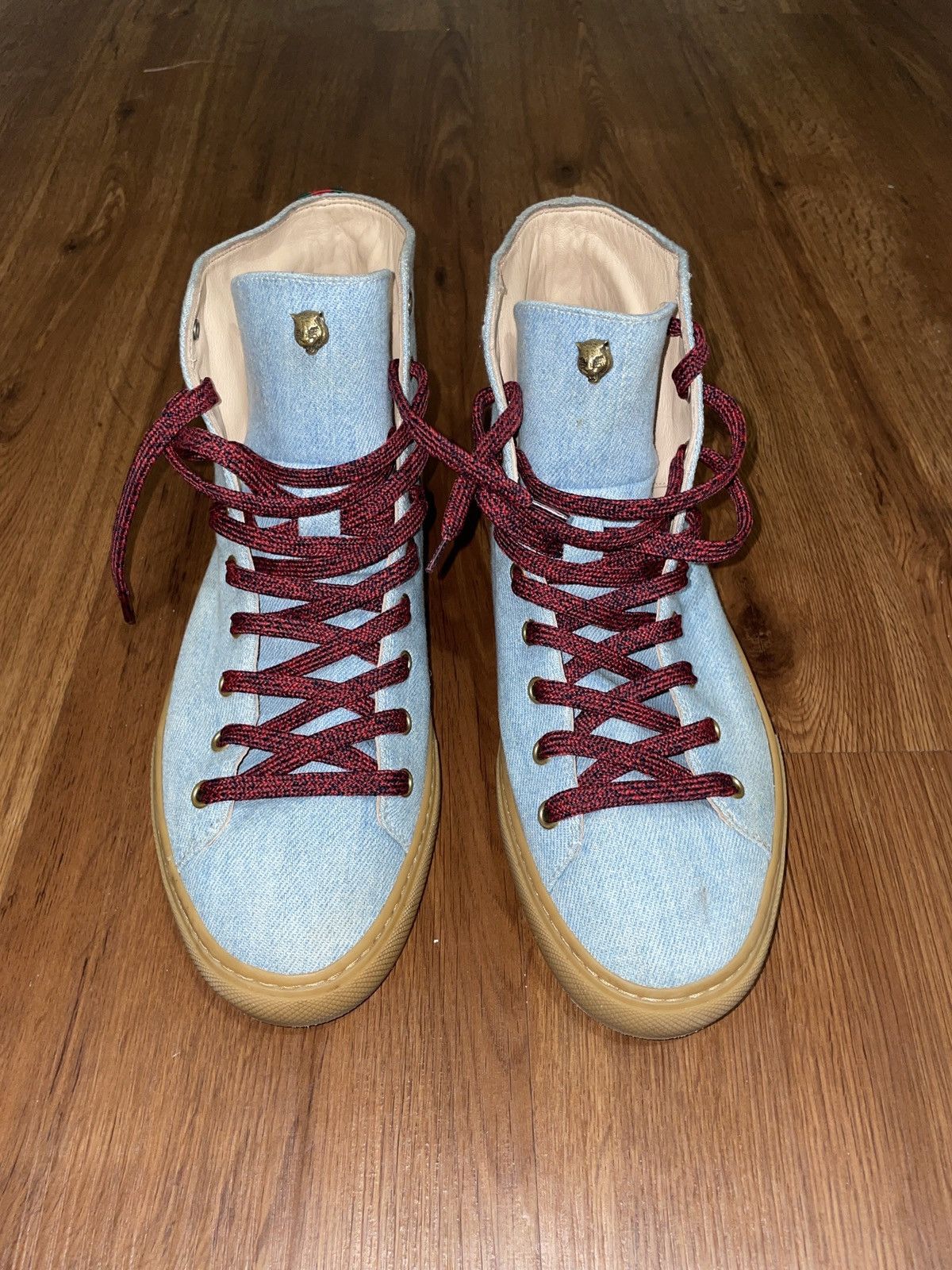 Gucci denim high ‘Rainbow’