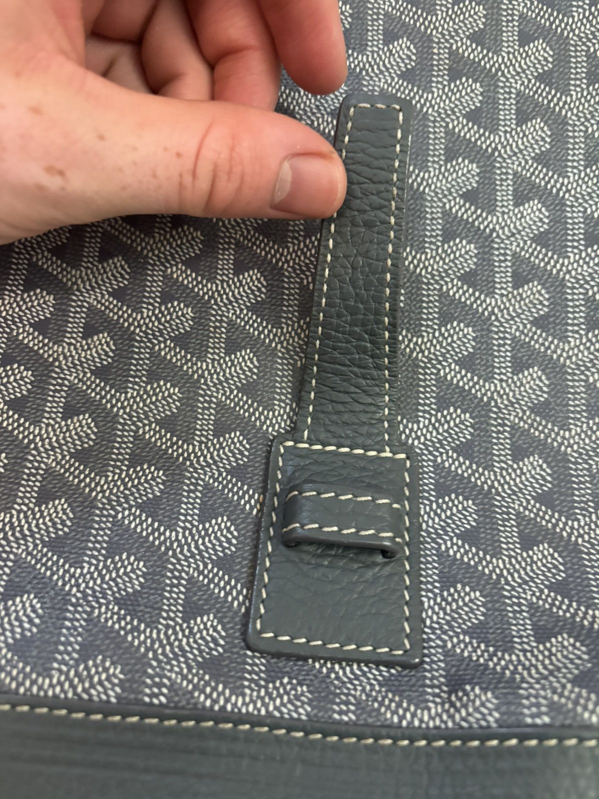 Goyard Grey Monogram Messenger Bag Size ONE SIZE - 4 Thumbnail