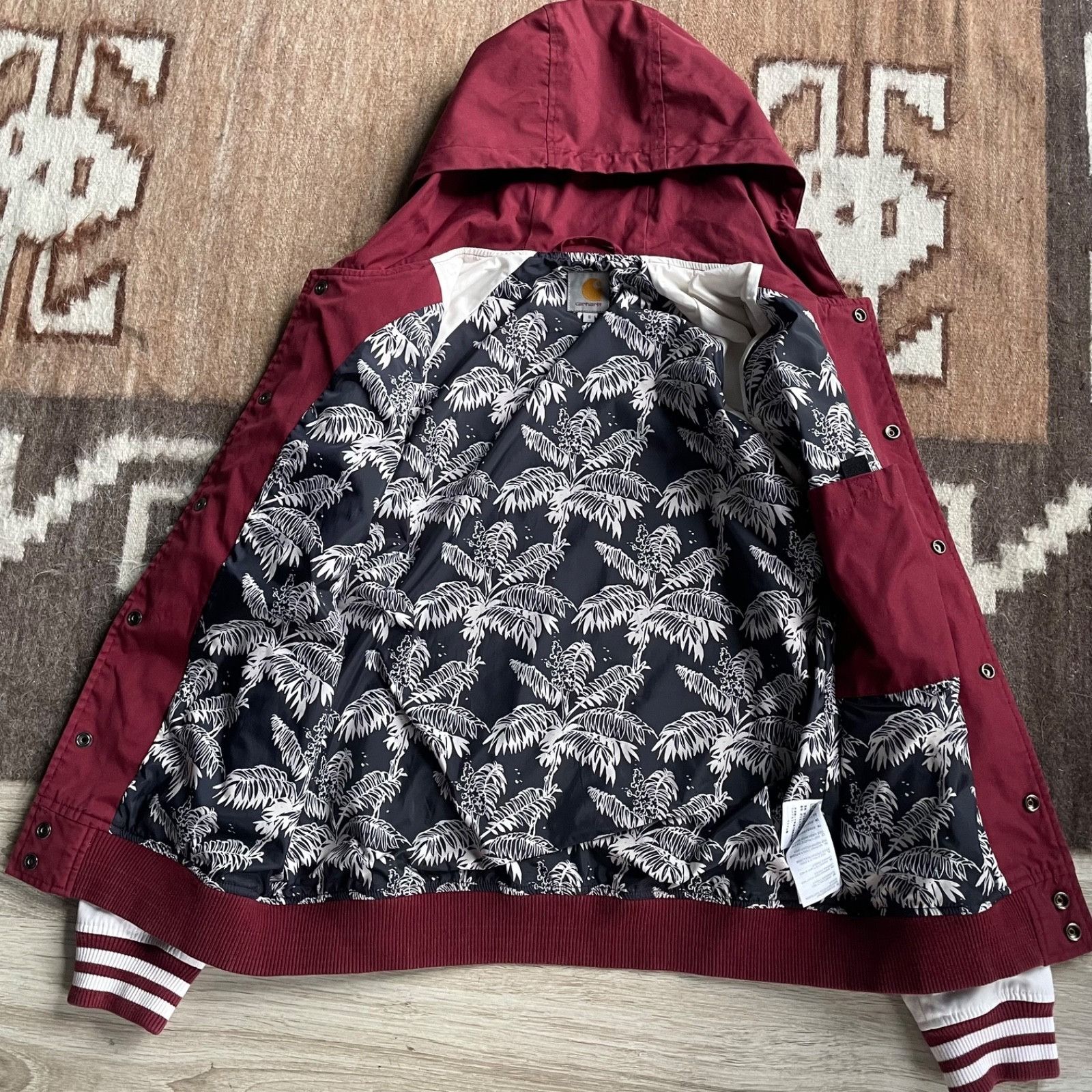 Carhartt Carhartt WIP Hooded Atlanta Jacket Varsity Jacket 9334AC Size US S / EU 44-46 / 1 - 3 Thumbnail