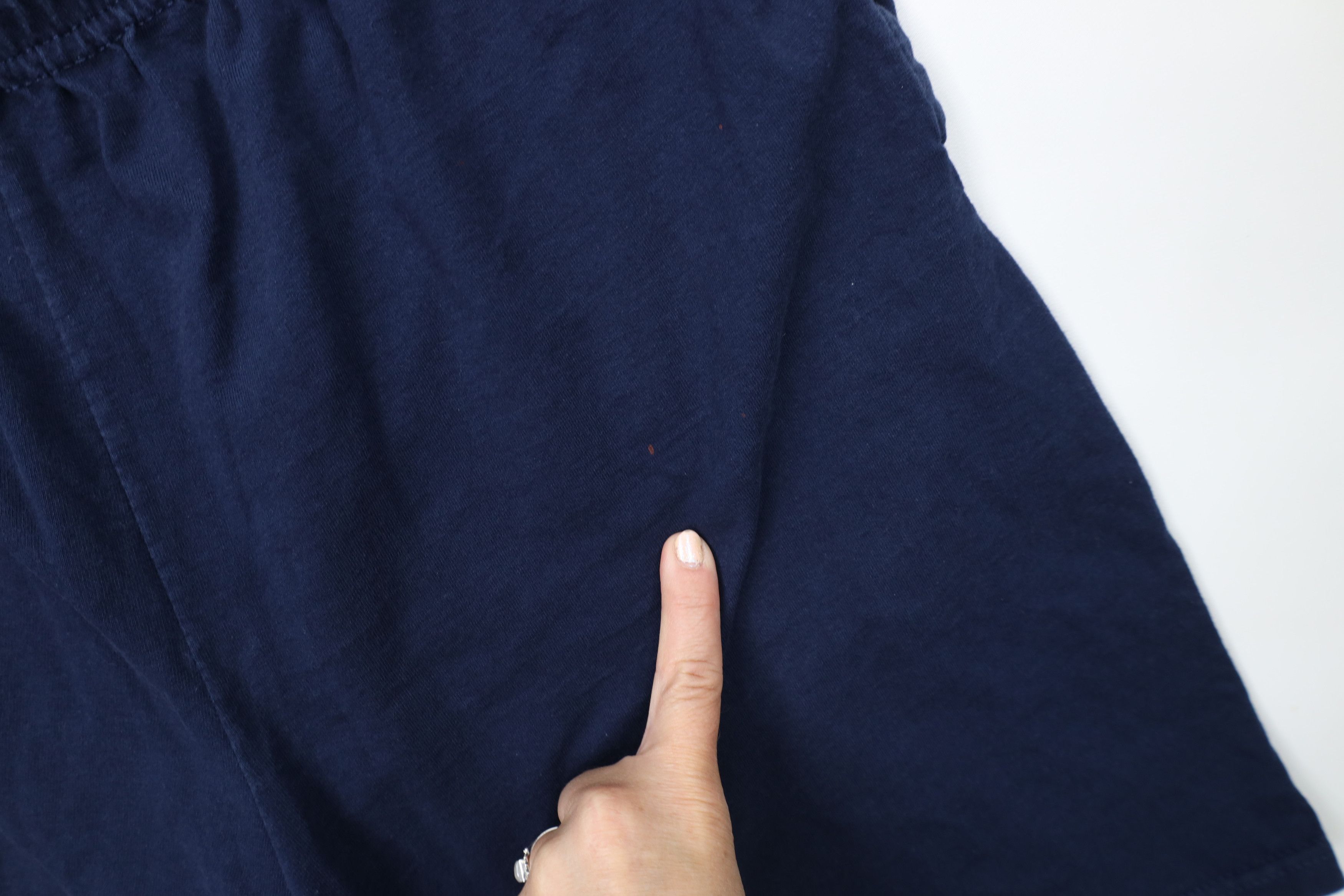 Vintage Vintage Y2K Streetwear Blank Above Knee Shorts Navy Blue Size US 34 / EU 50 - 5 Thumbnail