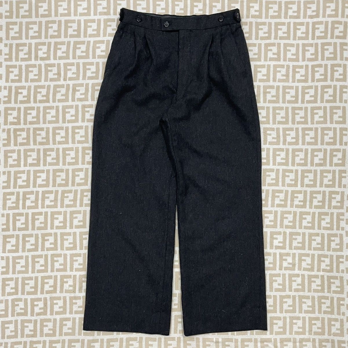 Comme des Garcons Homme Vintage Comme Des Garcons Wool Pants Size US 28 / EU 44 - 2 Thumbnail