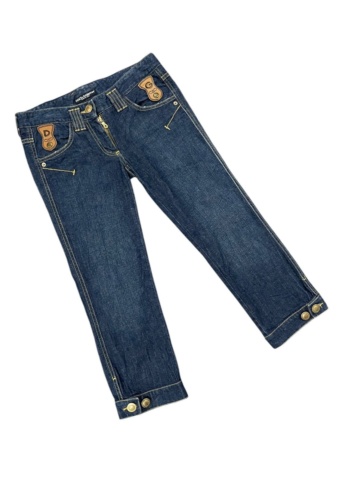 Designer × Dolce & Gabbana Dolce & Gabbana Capri Jeans Size 29" - 4 Thumbnail