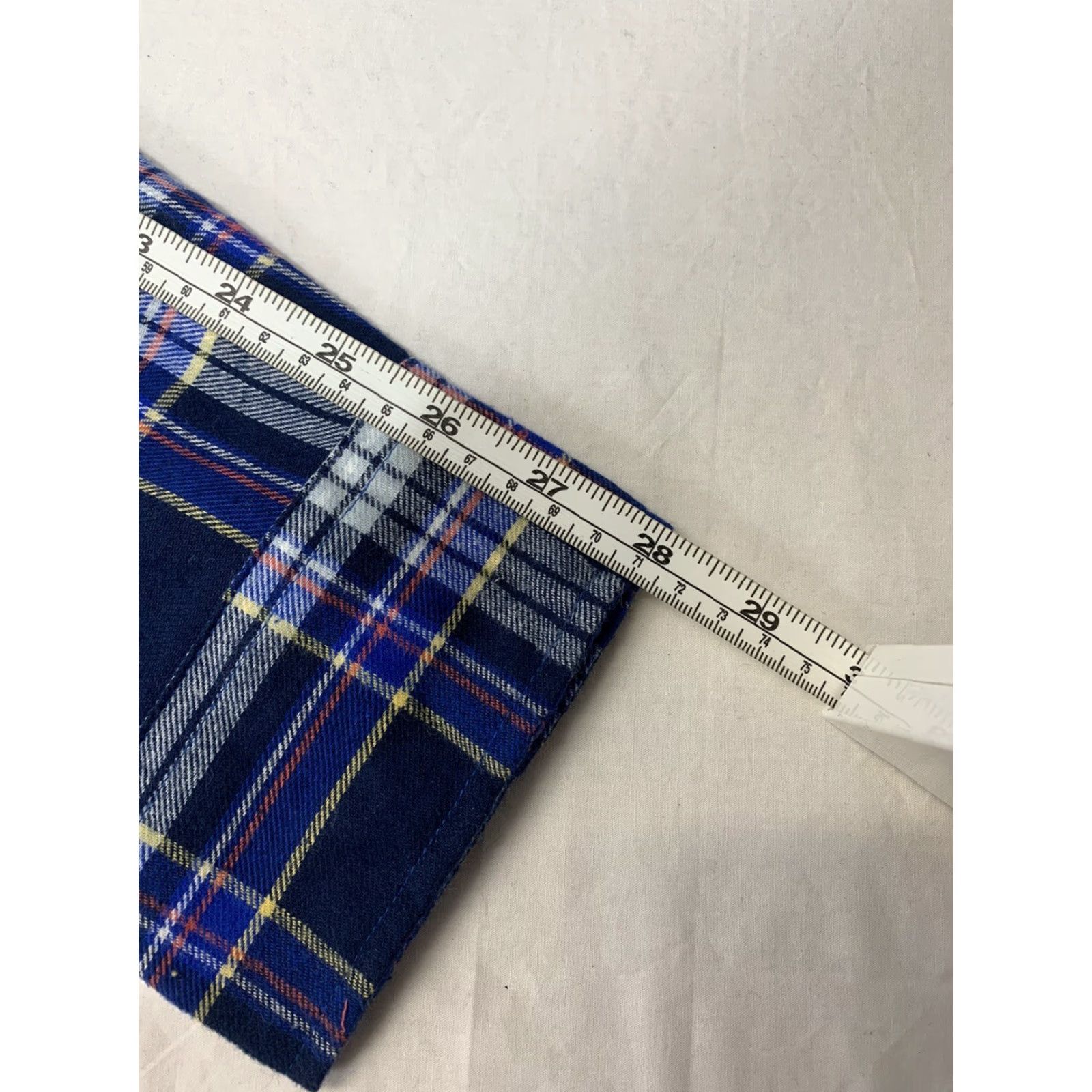 Vintage Eq Equilibrio Mens Button Front Shirt Plaid Long Sleeve 3XL Blue Pocket NWT Size US XXL / EU 58 / 5 - 4 Thumbnail