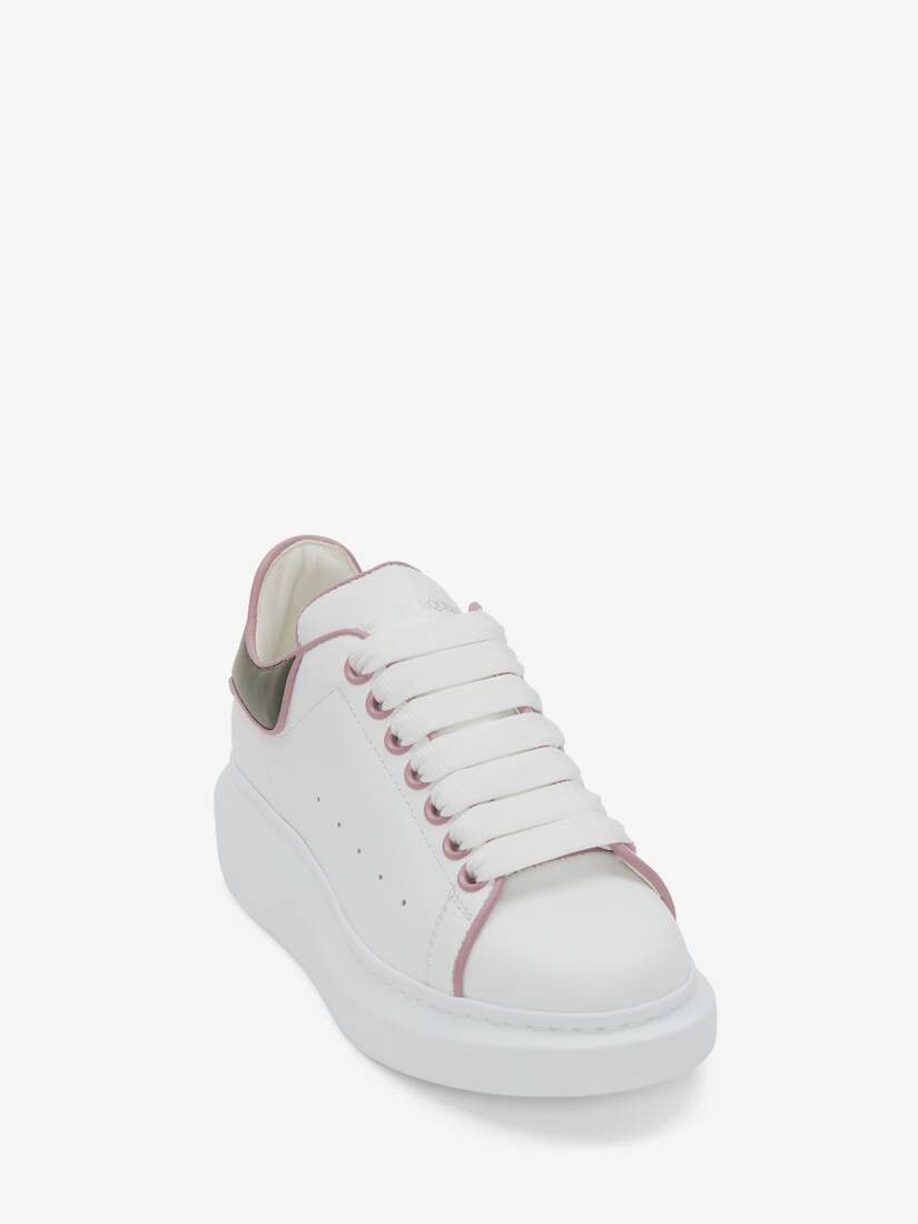 Alexander McQueen o1w1db10925 Oversized Sneaker in White Size US 7 / IT 37 - 2 Thumbnail