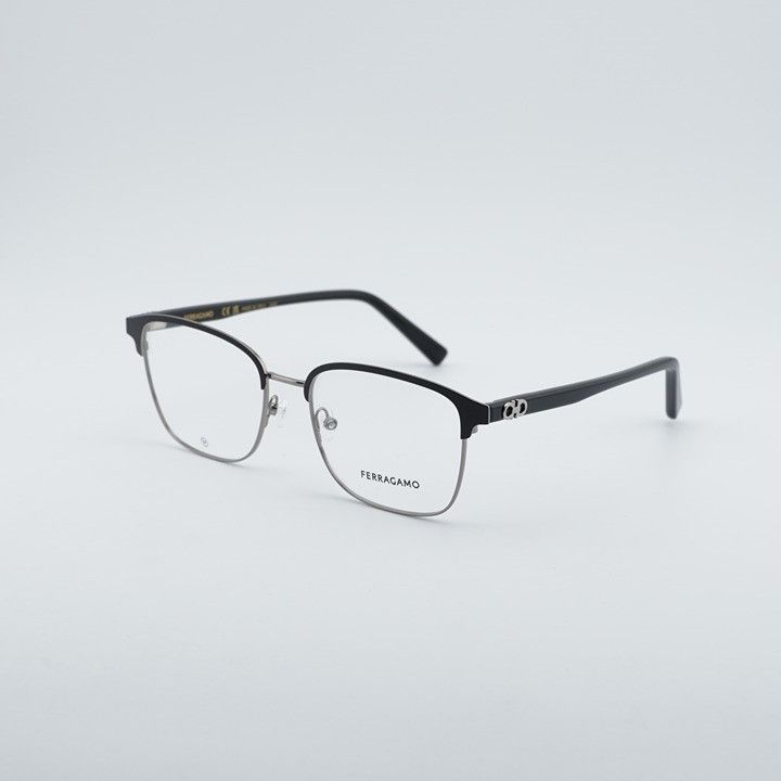 Salvatore Ferragamo Salvatore Ferragamo SF2225 038 Eyeglasses Black 53mm Frame Size ONE SIZE - 1 Thumbnail