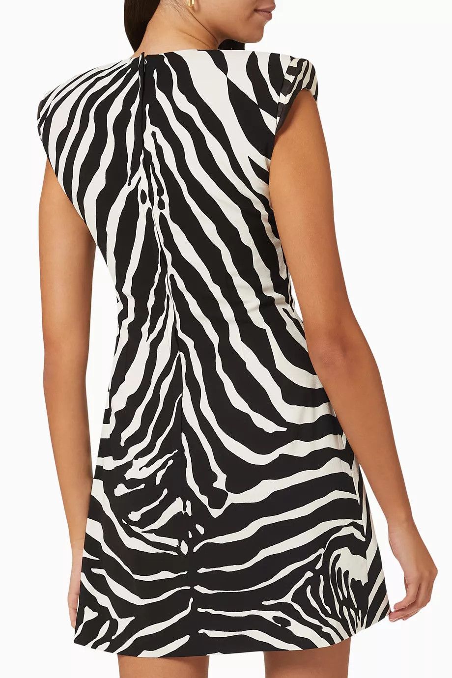 Dolce & Gabbana o1y0825 Sleeveless Mini Dress in Black/White Size M / US 6-8 / IT 42-44 - 3 Thumbnail