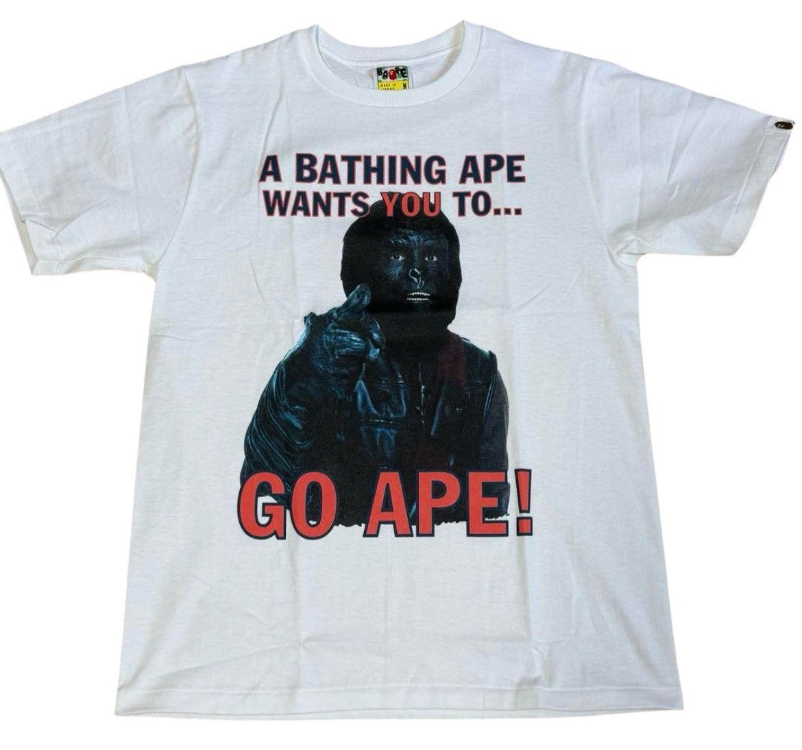 Bape ★ 2000s Reprint BATHING APE BAPE Planet of the Apes GO APE★ Size US M / EU 48-50 / 2 - 1 Thumbnail