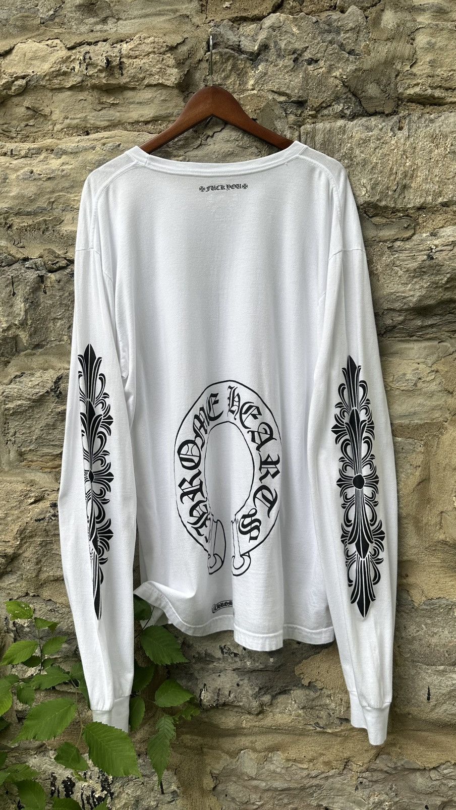Chrome Hearts Chrome Hearts Floral Longsleeve “F*ck You” Size US XXL / EU 58 / 5 - 6 Thumbnail