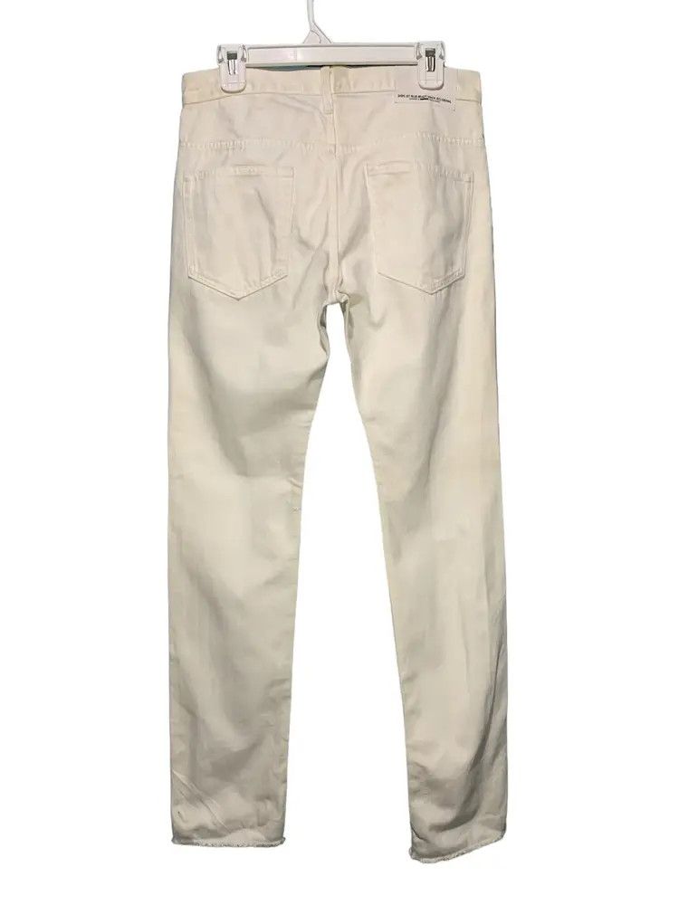 SHIPS Ships Jet Blue distressed withe denim jeans Size US 31 - 8 Thumbnail