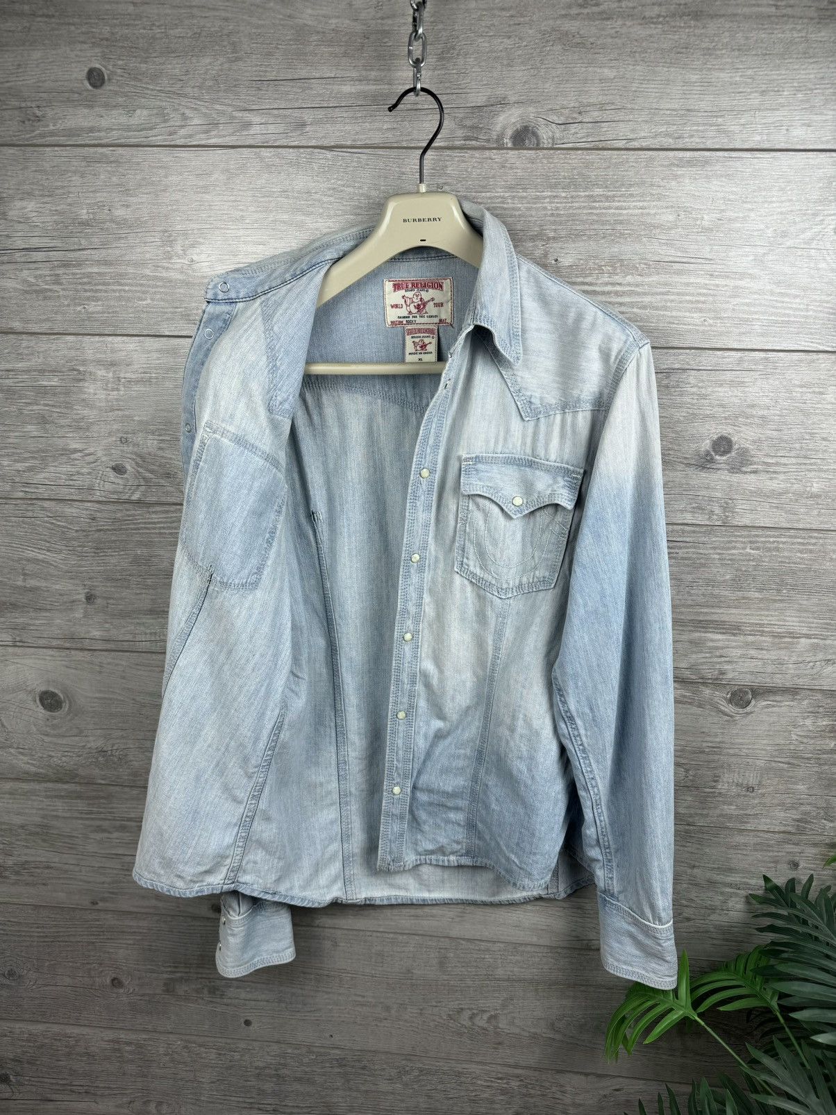 True Religion True Religion Bomber Jacket Jeans Vintage Size L Size US L / EU 52-54 / 3 - 18 Thumbnail