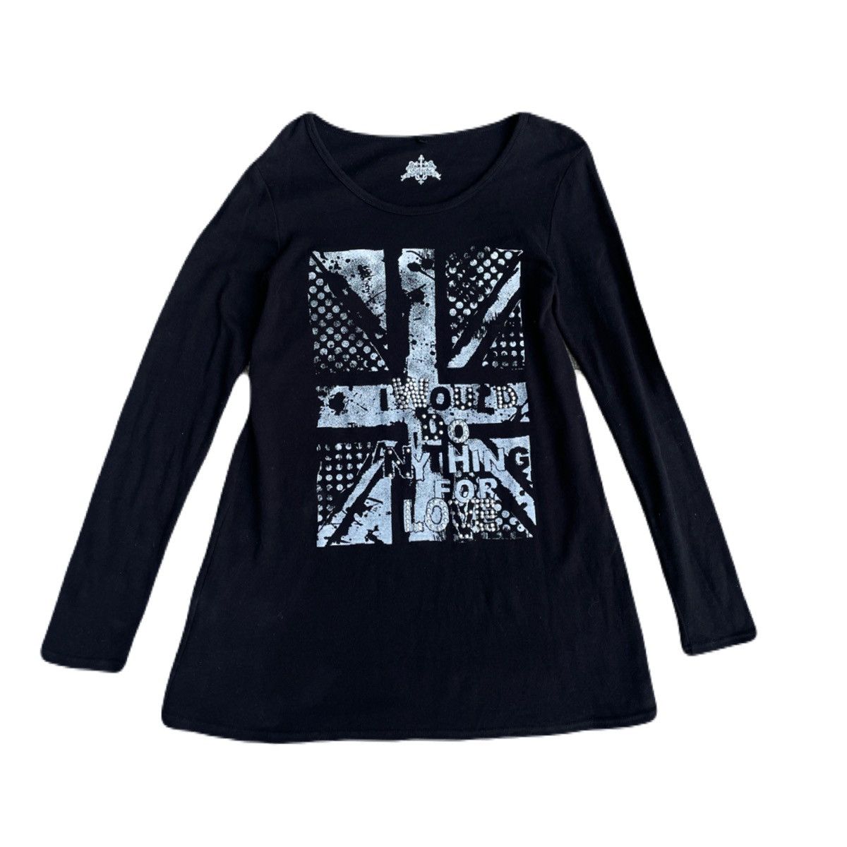 If Six Was Nine 2000s Japanese archive Vkei Poem Long Sleeve Tee Y2K Gyaru Size L / US 10 / IT 46 - 2 Thumbnail