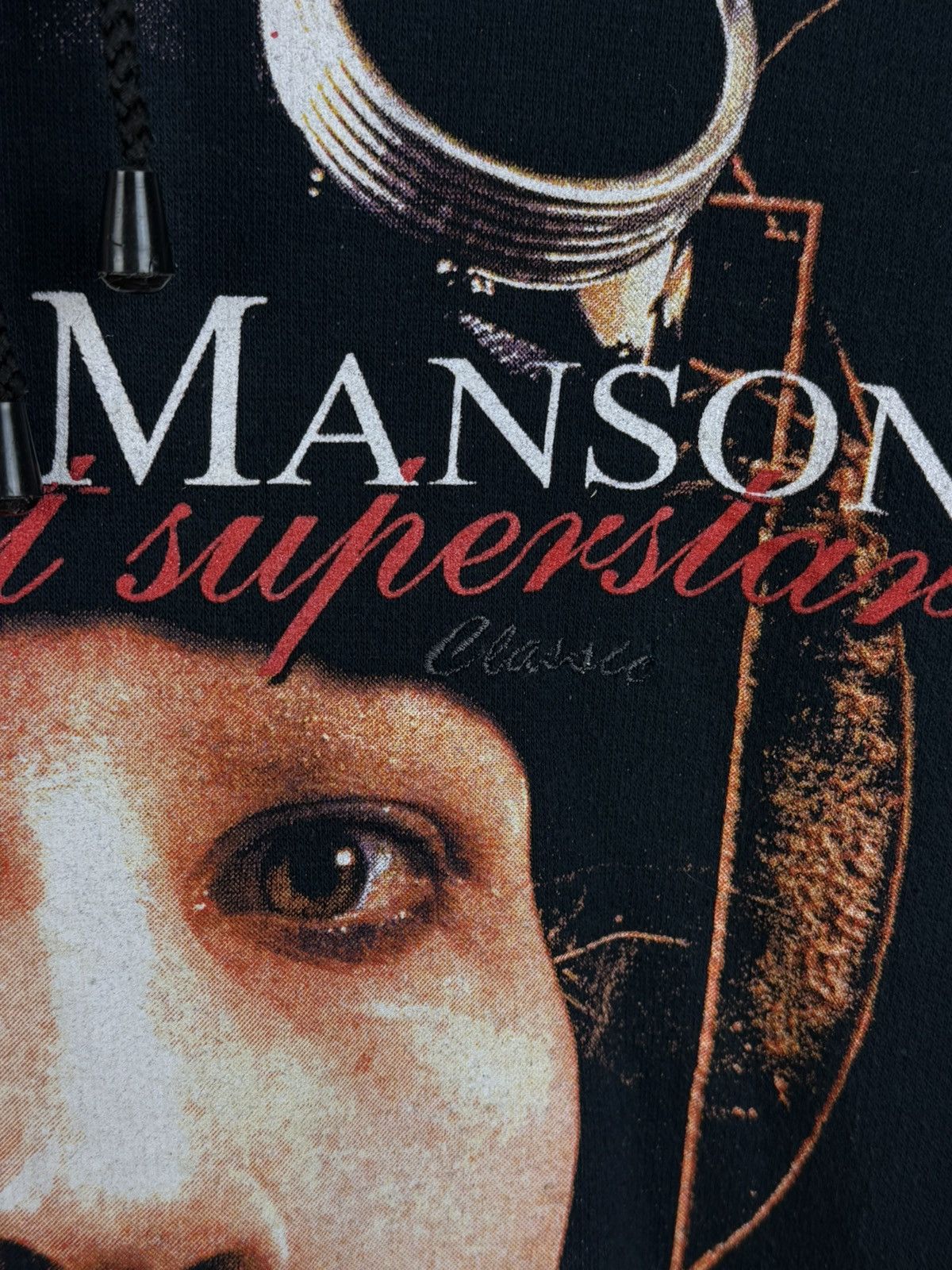 Band Tees 90s Marilyn Manson Antichrist Superstar Euro Boot Hoodie ~M Size US M / EU 48-50 / 2 - 3 Thumbnail