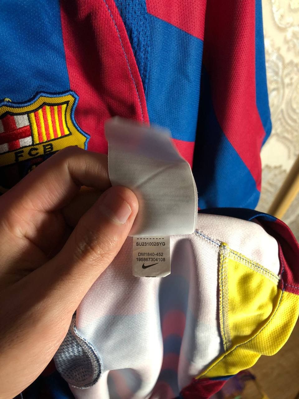 Nike × Vintage VERY RARE NIKE FC BARCELONA SPAIN SOCCER JERSEY BLOKECORE Size US M / EU 48-50 / 2 - 6 Thumbnail