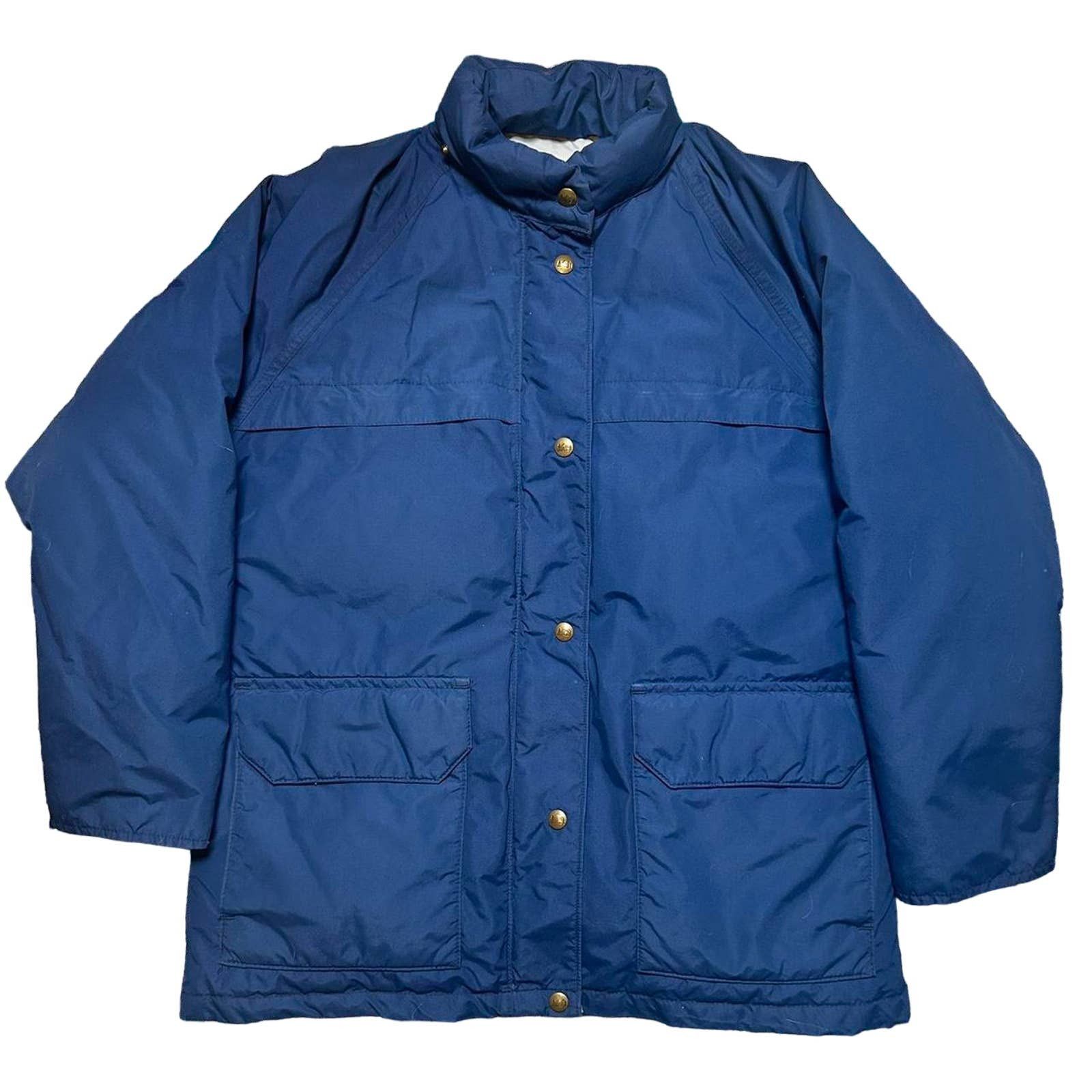 image of 1970S Gore-Tex Rei Goose Down Puffer Coat in Blue, Women's (Size XL)