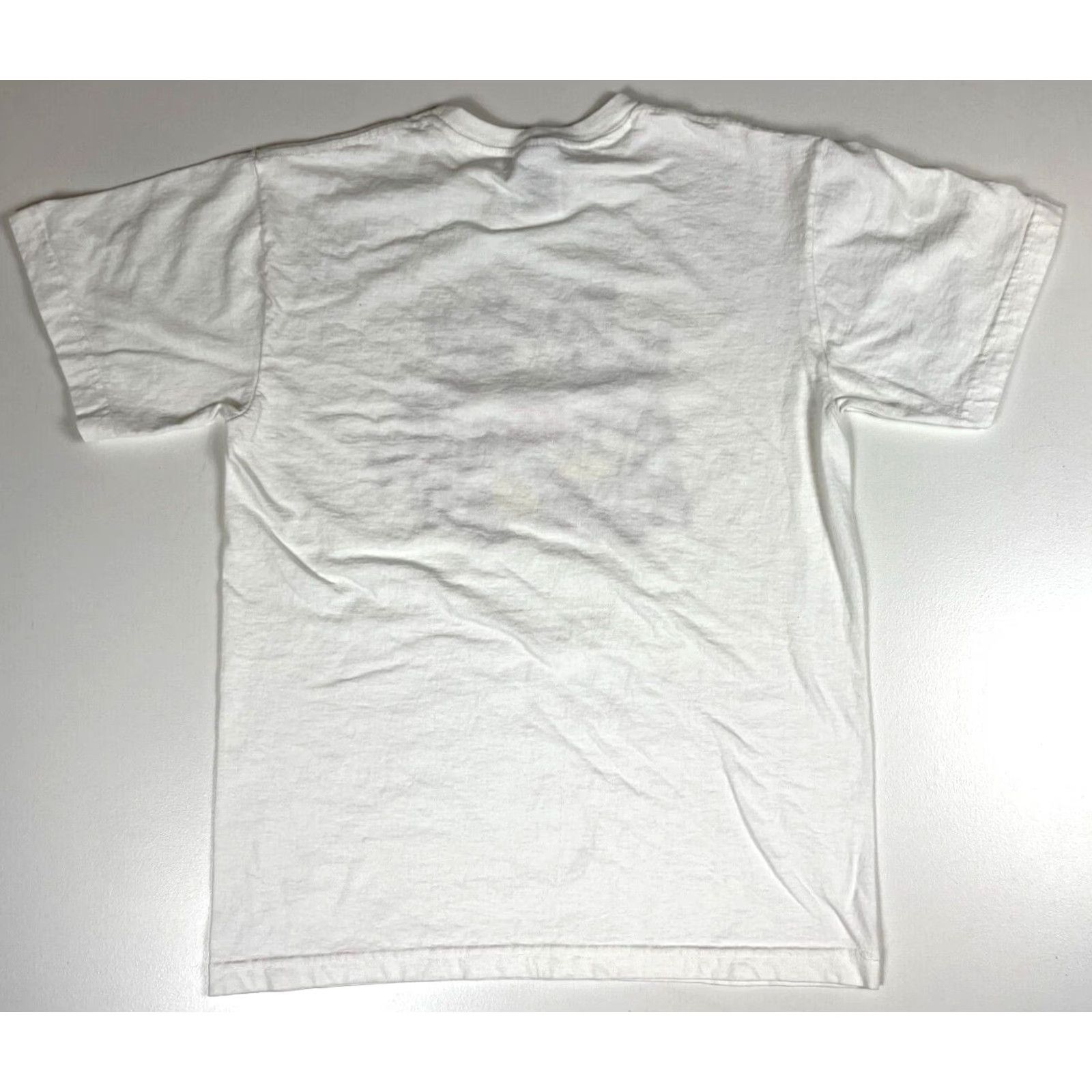 Disney VINTAGE Disney Mickey Mouse T-Shirt M Adult Shirt Mens Disney Mickey Mouse Cotton White Short Sleeve Crew Neck Regular Fit Size US M / EU 48-50 / 2 - 2 Thumbnail