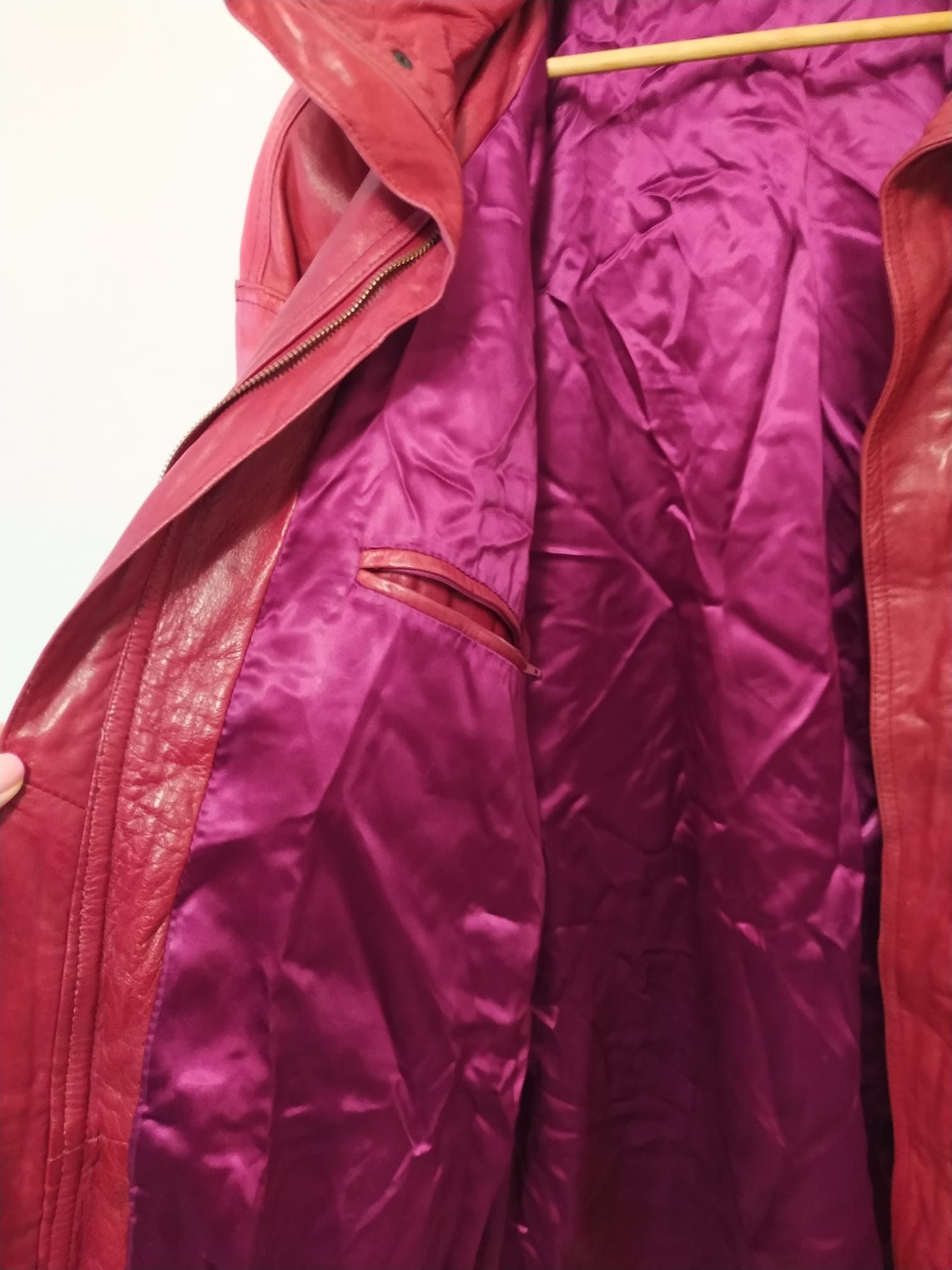 Leather Nancy Lord burgundy red leather coat Size M / US 6-8 / IT 42-44 - 7 Thumbnail