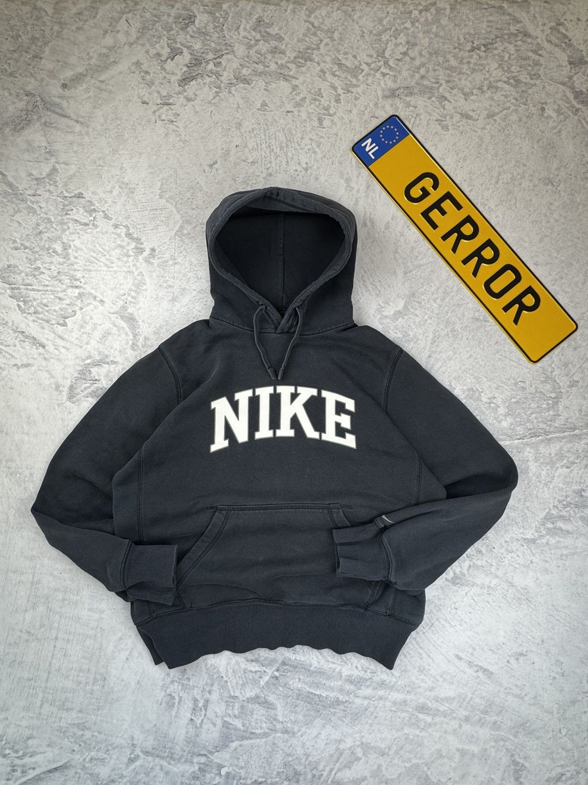 Nike × Vintage NIKE VINTAGE CENTER LOGO OVERSIZE BOXY HOODIE Size US M / EU 48-50 / 2 - 2 Thumbnail